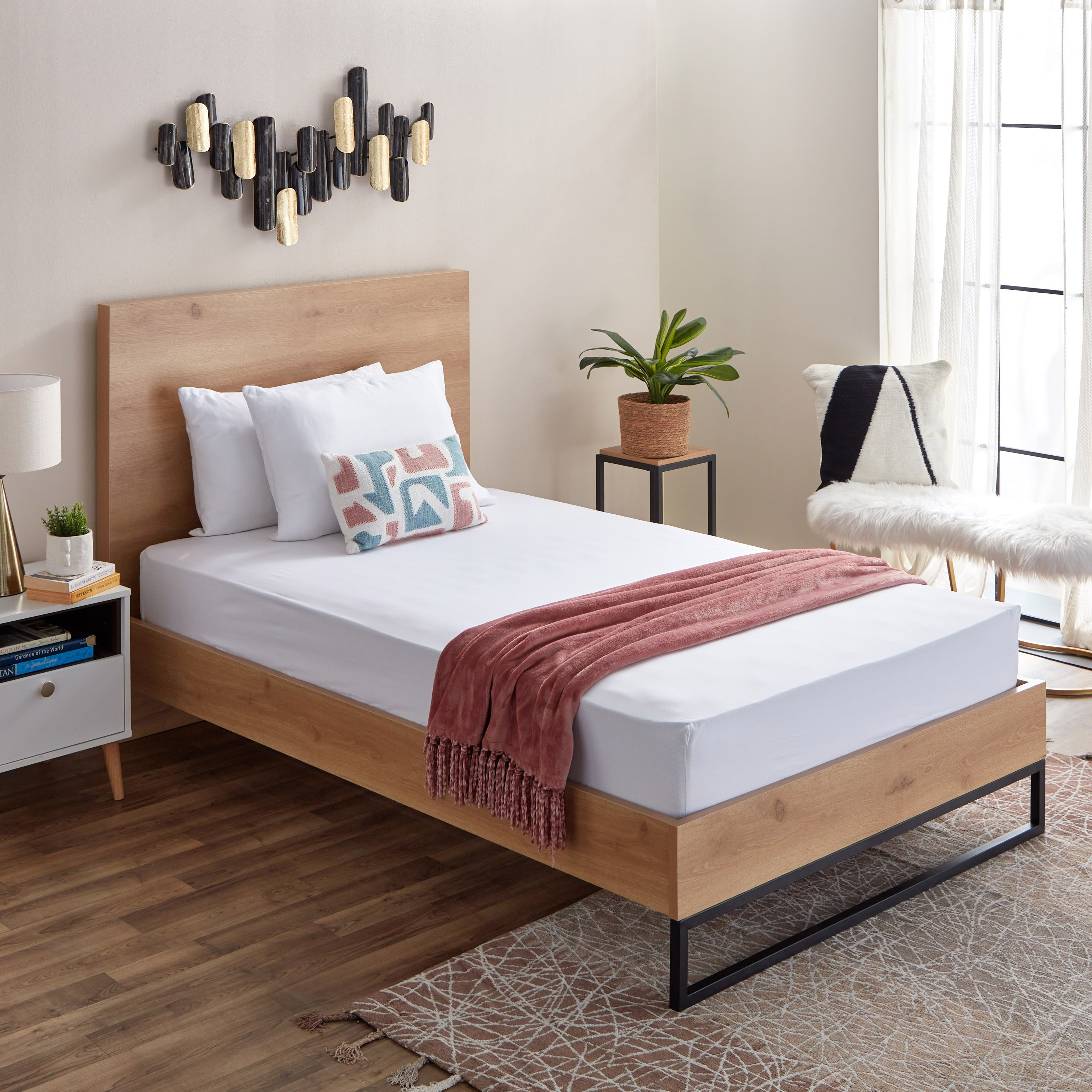 شرشف مسطح توين قطن بي سي أي من إسنشيال - 170x260 سم-hbxhomeware-hbxbedroom-image-7