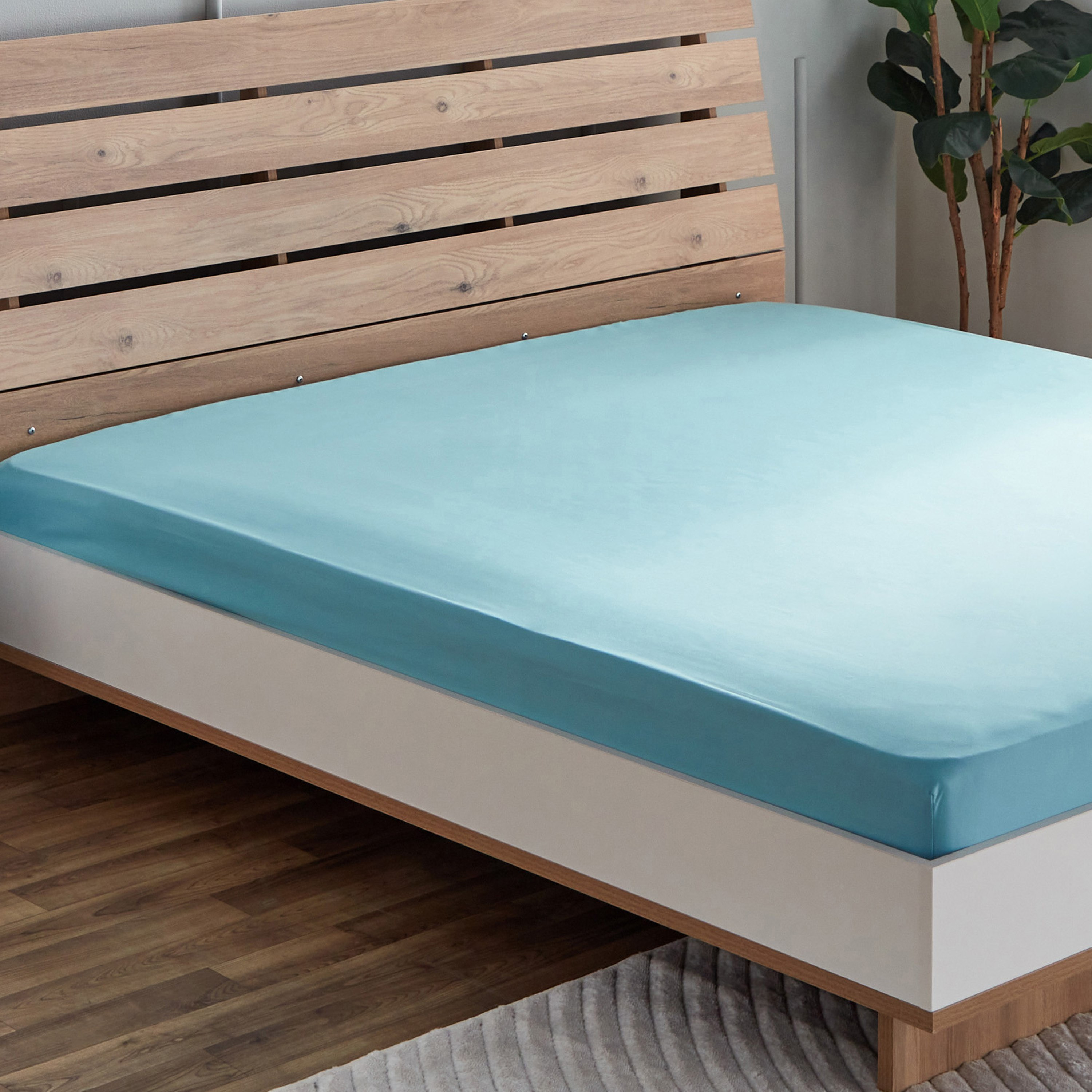 شرشف مسطح سوبر كينج قطن بي سي أي من إسنشيال - 270x260 سم-hbxhomeware-hbxbedroom-image-1