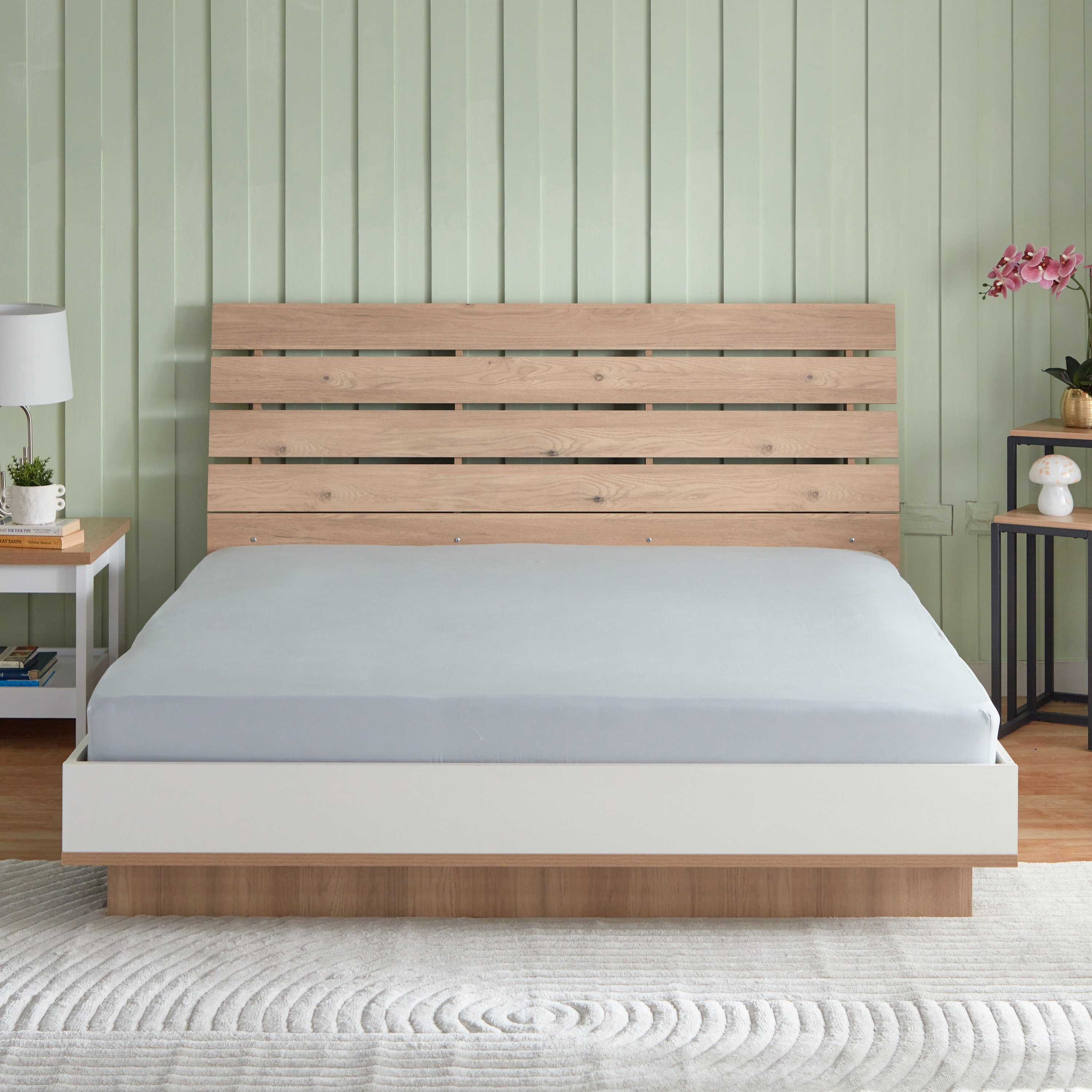 شرشف مسطح كينج قطن بي سي أي من إسنشيال - 240x260 سم-hbxhomeware-hbxbedroom-image-3