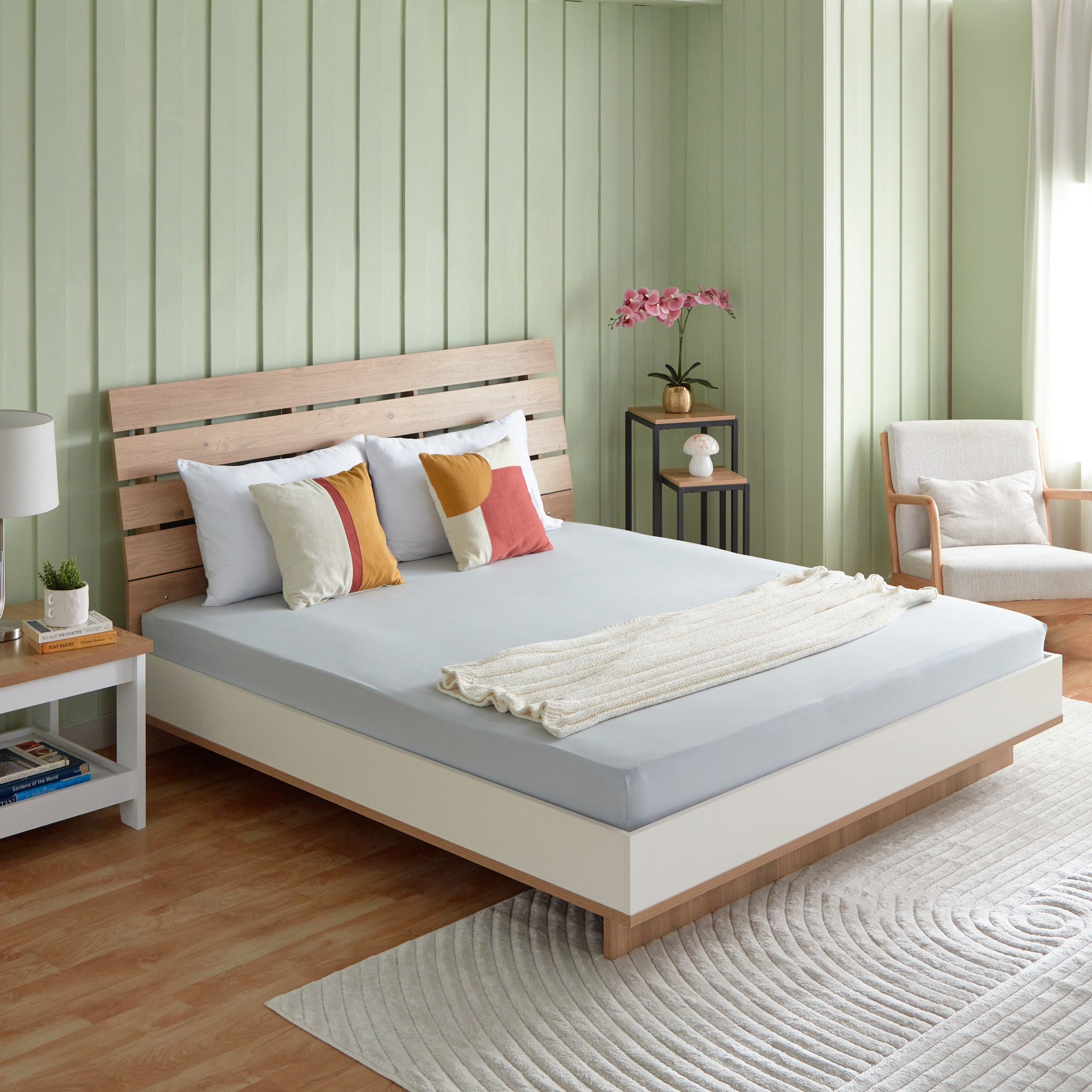 شرشف مسطح كينج قطن بي سي أي من إسنشيال - 240x260 سم-hbxhomeware-hbxbedroom-image-7