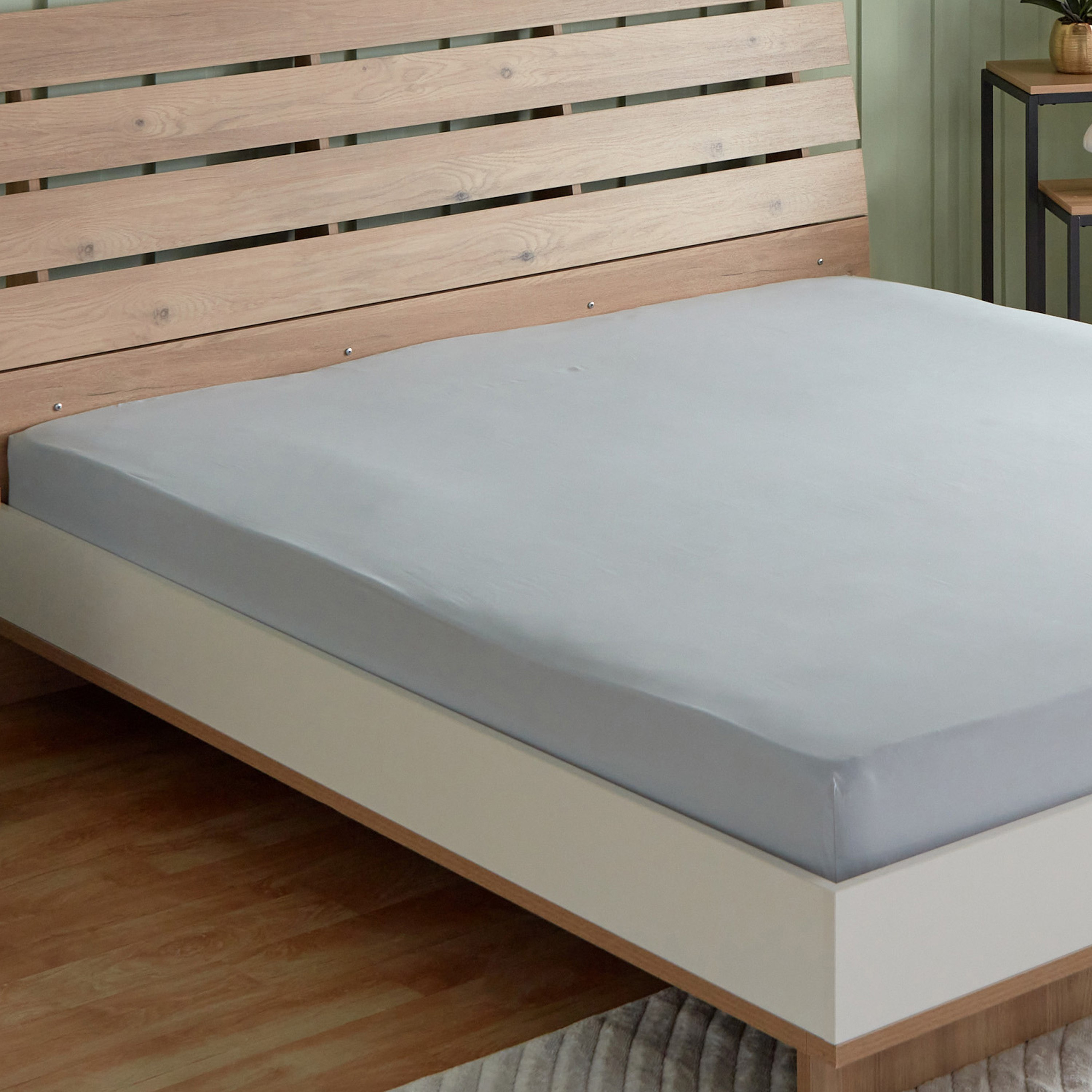 شرشف مسطح كينج قطن بي سي أي من إسنشيال - 240x260 سم-hbxhomeware-hbxbedroom-image-1