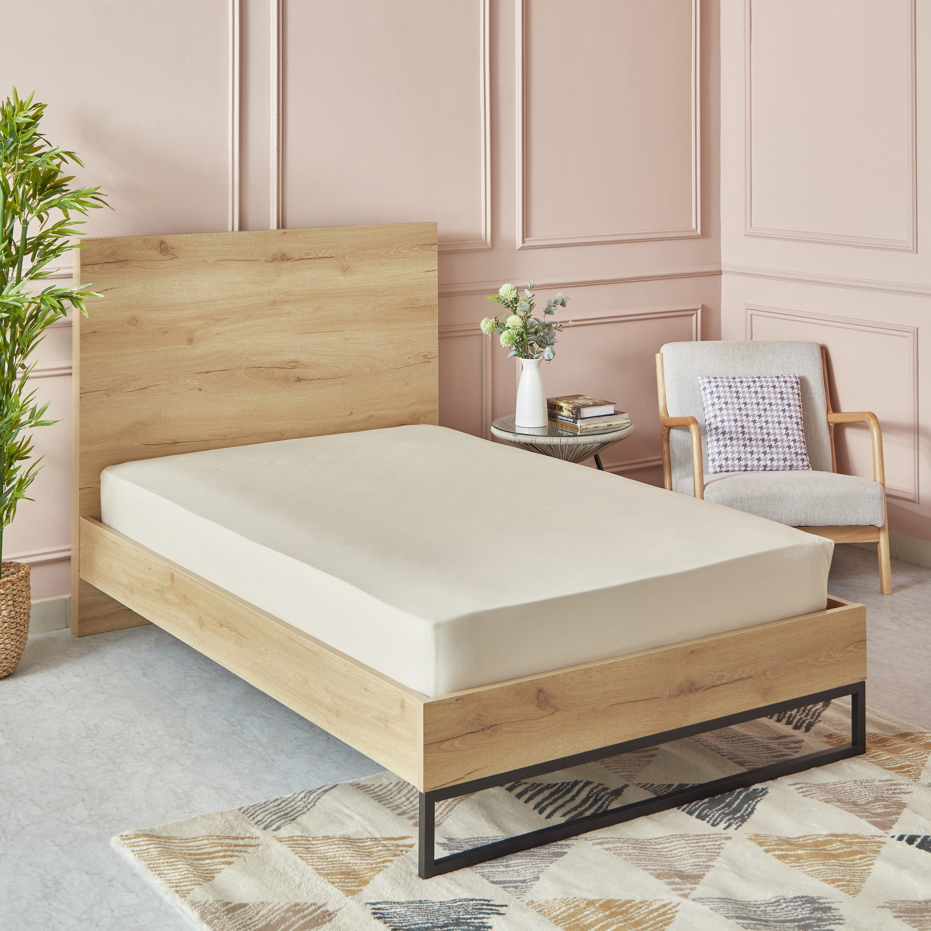 Essential Twin BCI Cotton Fitted Sheet - 120x200+25 cm-hbxhomeware-hbxbedroom-image-1