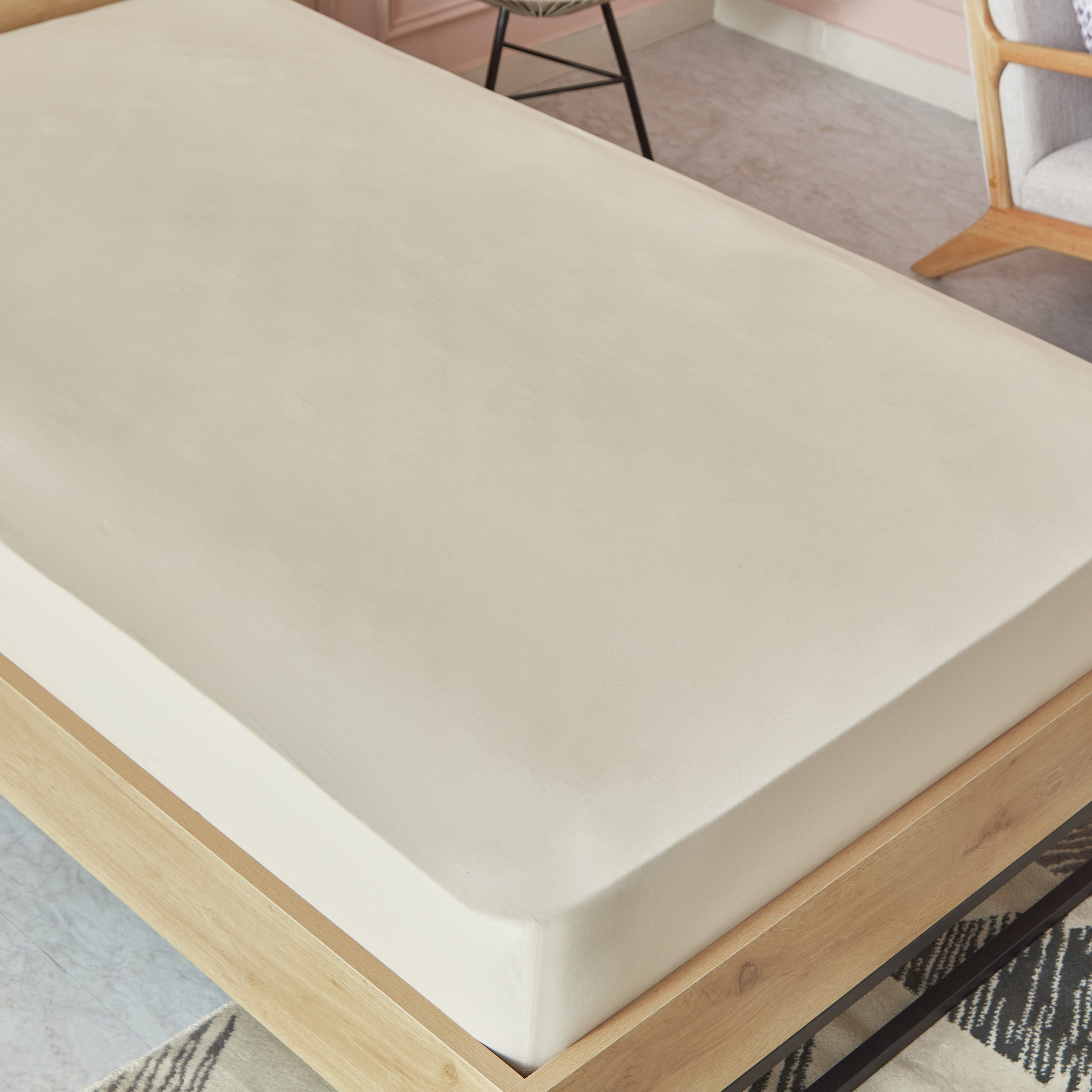 Essential Twin BCI Cotton Fitted Sheet - 120x200+25 cm-hbxhomeware-hbxbedroom-image-3