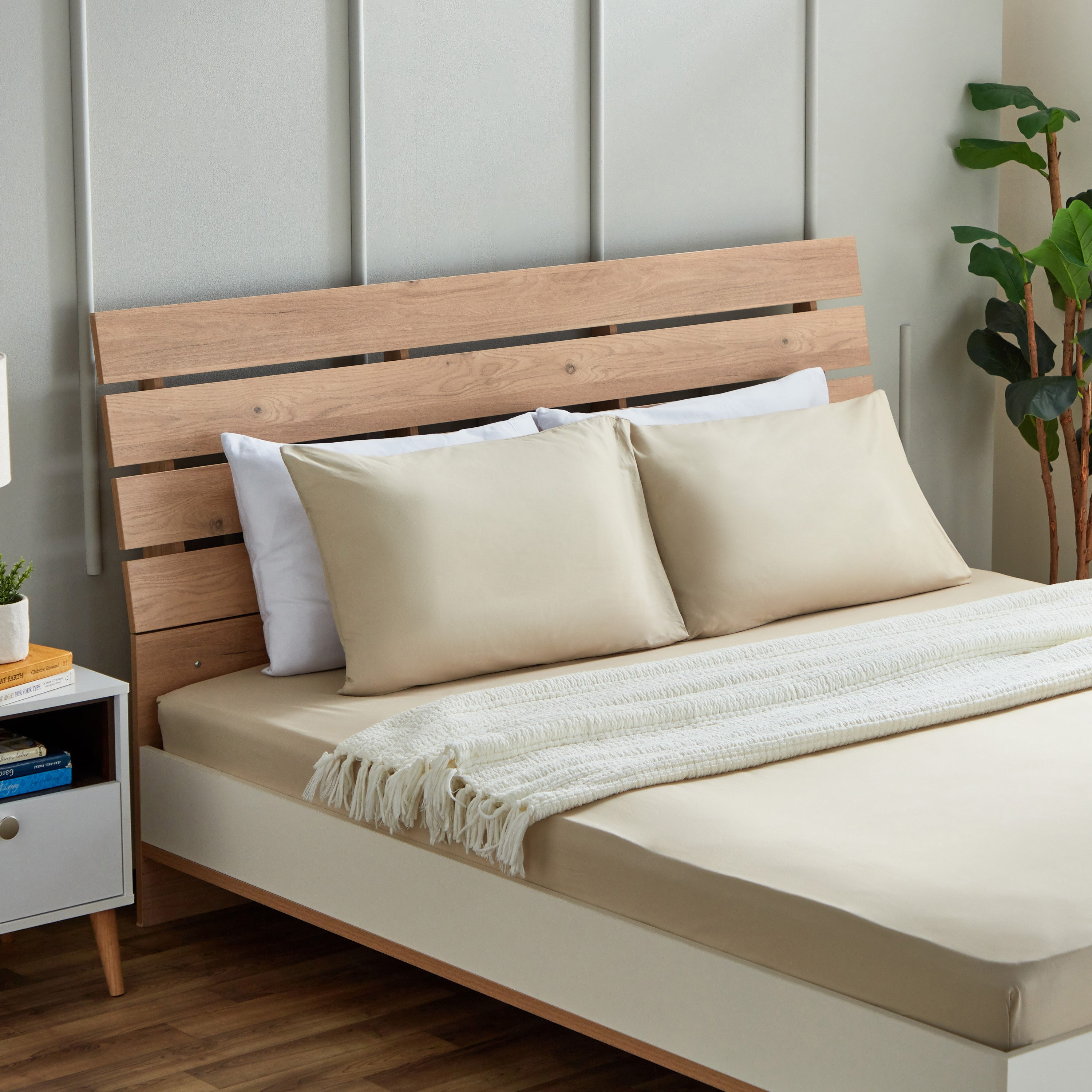 Essential 2-Piece BCI Cotton Pillow Cover Set - 50x75 cm-hbxhomeware-hbxbedroom-image-1