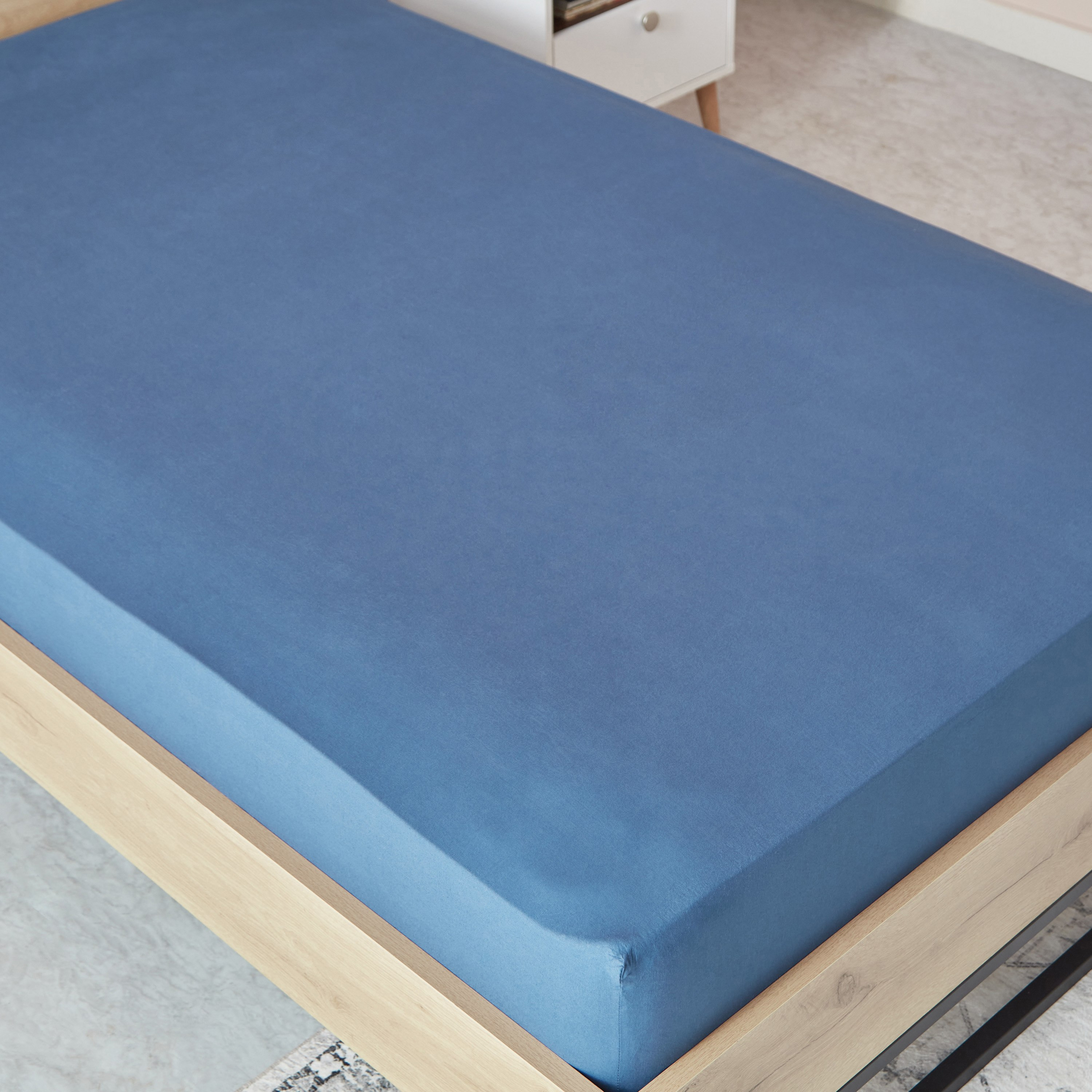 شرشف قطني مسطّح مزدوج من إسنشال - 170x260 سم-hbxhomeware-hbxkidsandyouth-image-4