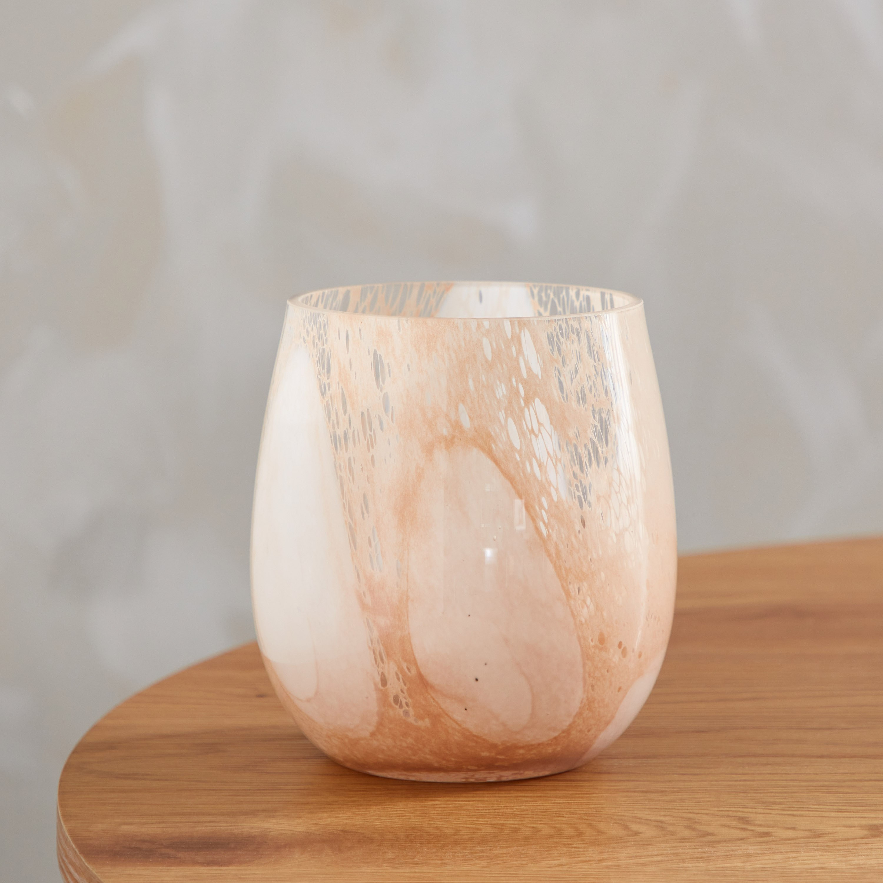 حامل شموع زجاج ملون من لايف - 12x12x14 سم-hbxlivingroom-decorandaccessories-candleholders-image-2
