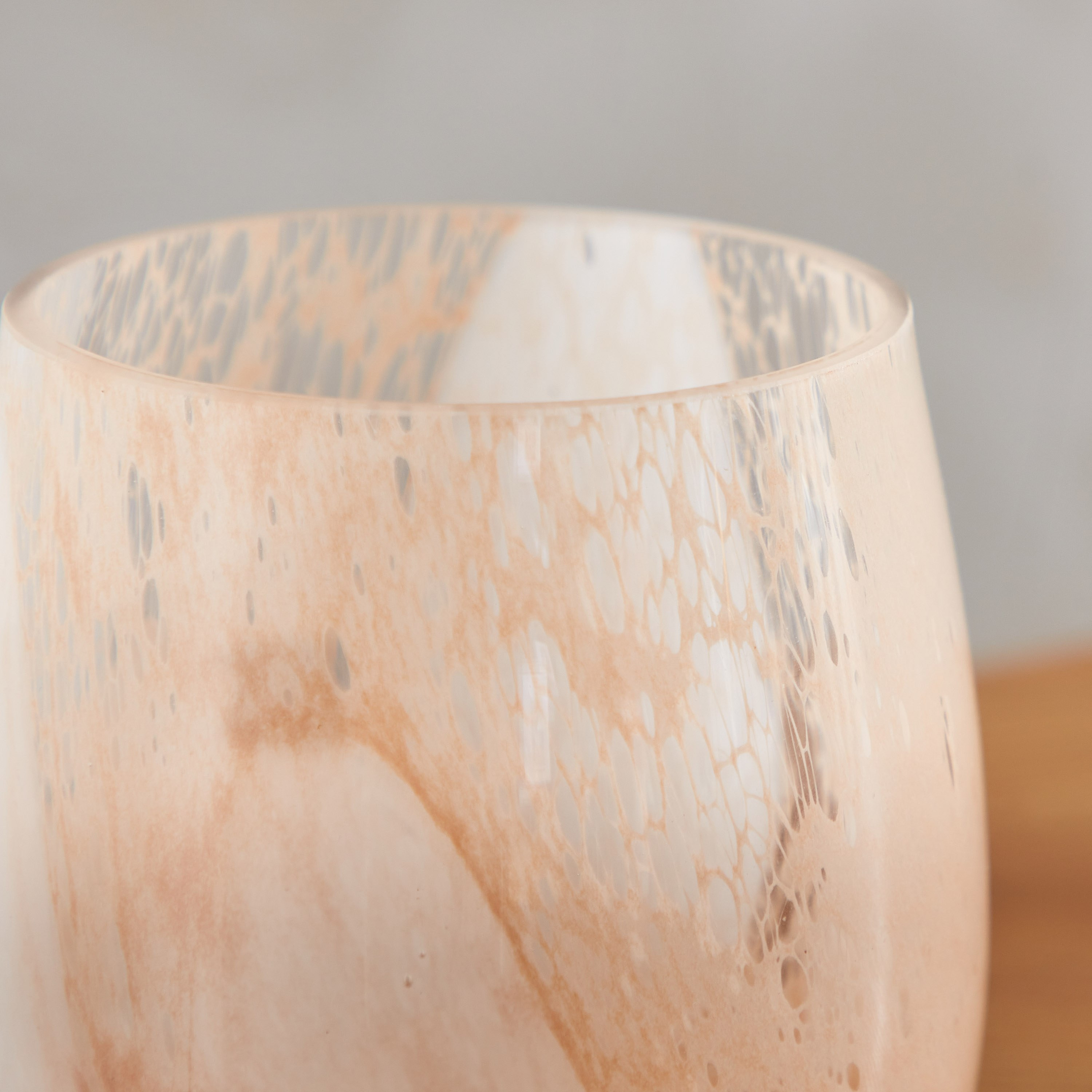 حامل شموع زجاج ملون من لايف - 12x12x14 سم-hbxlivingroom-decorandaccessories-candleholders-image-3