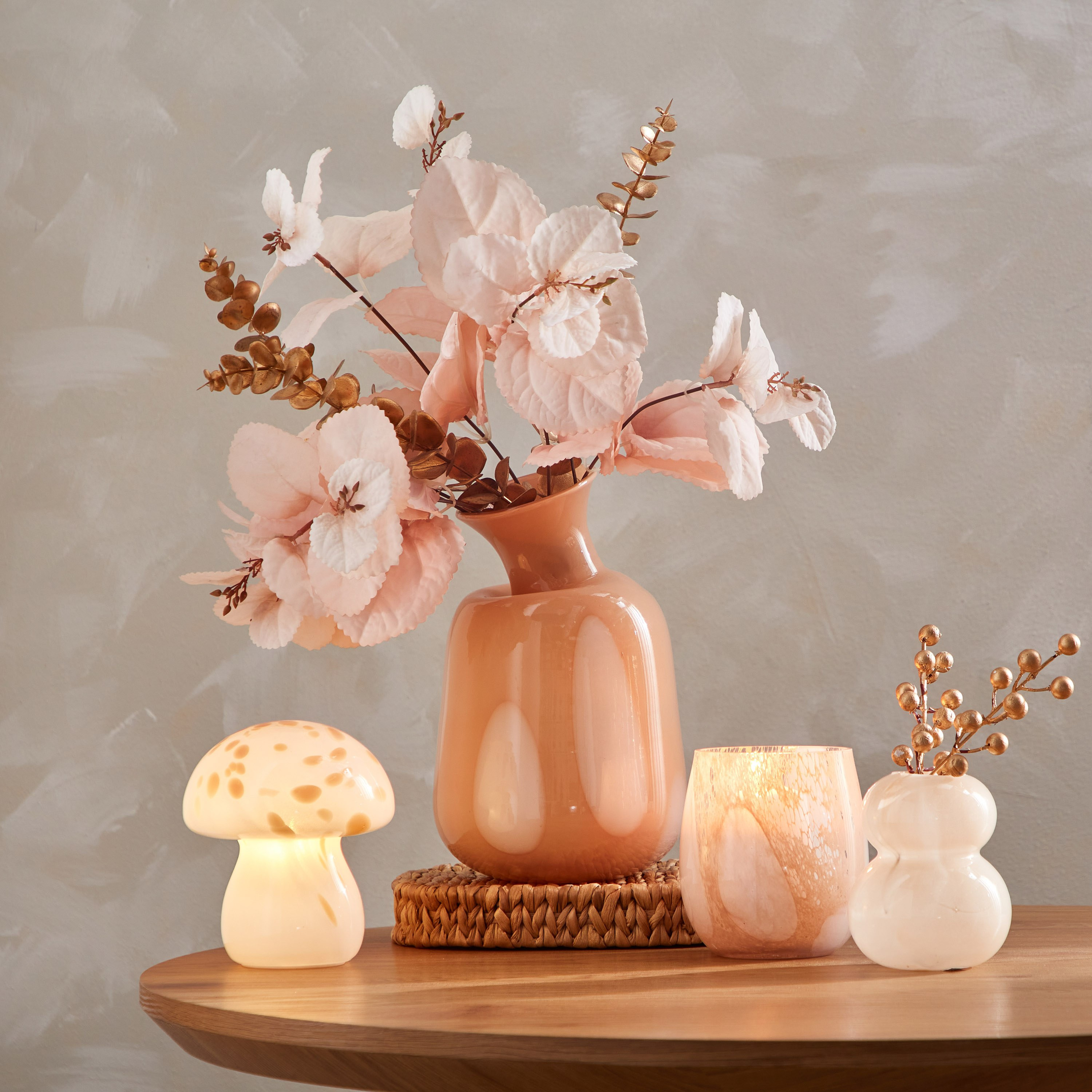 زينة زجاج إل إي دي ملوّنة من لايف - 13.5x13.5x15.5 سم-hbxhomeware-homedecor-figurinesandornaments-image-5