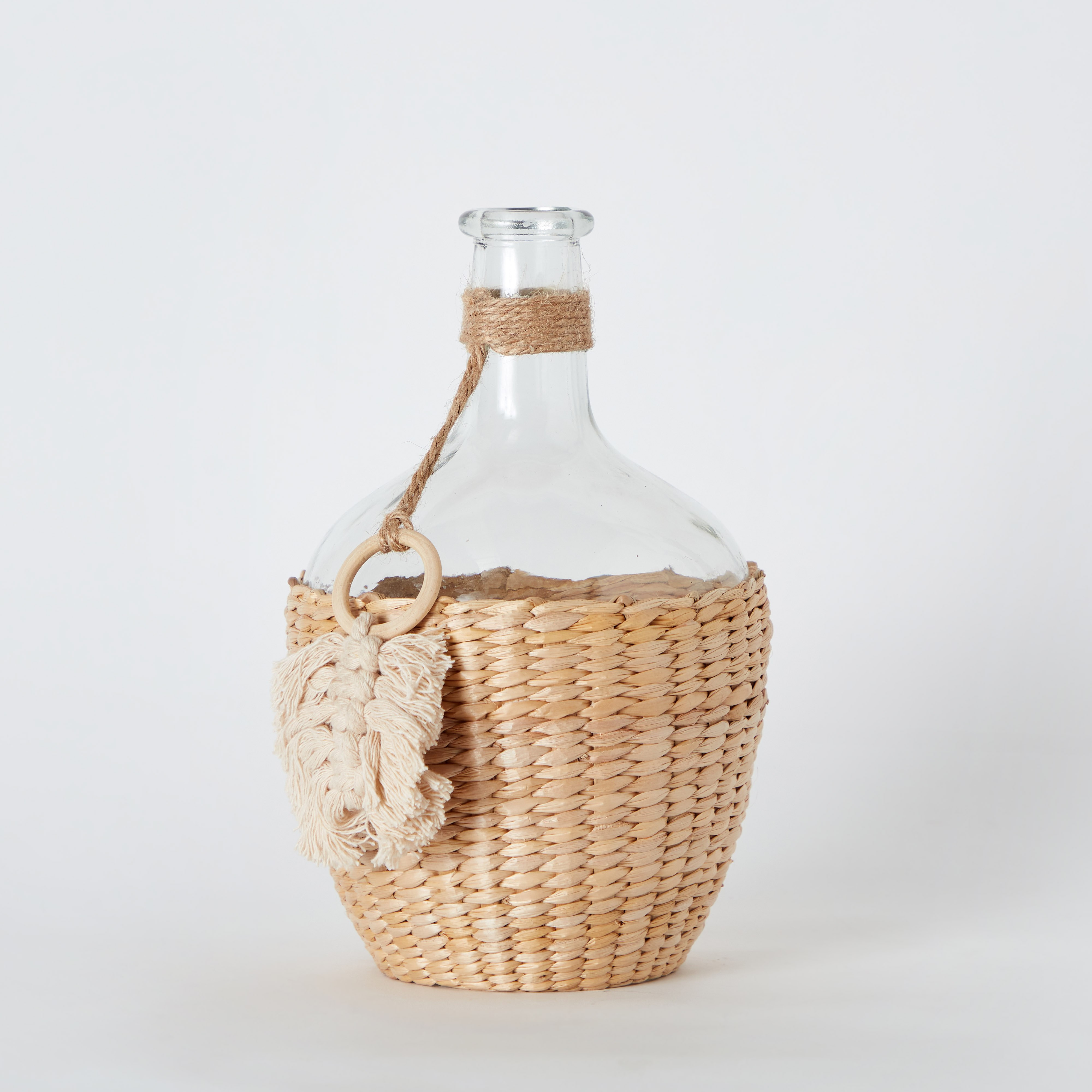 مزهرية زجاج شفاف بغلاف روطان من لايف - 15.8x15.8x25.4 سم-PROMO_HB_AE_B2G2_011025-image-6