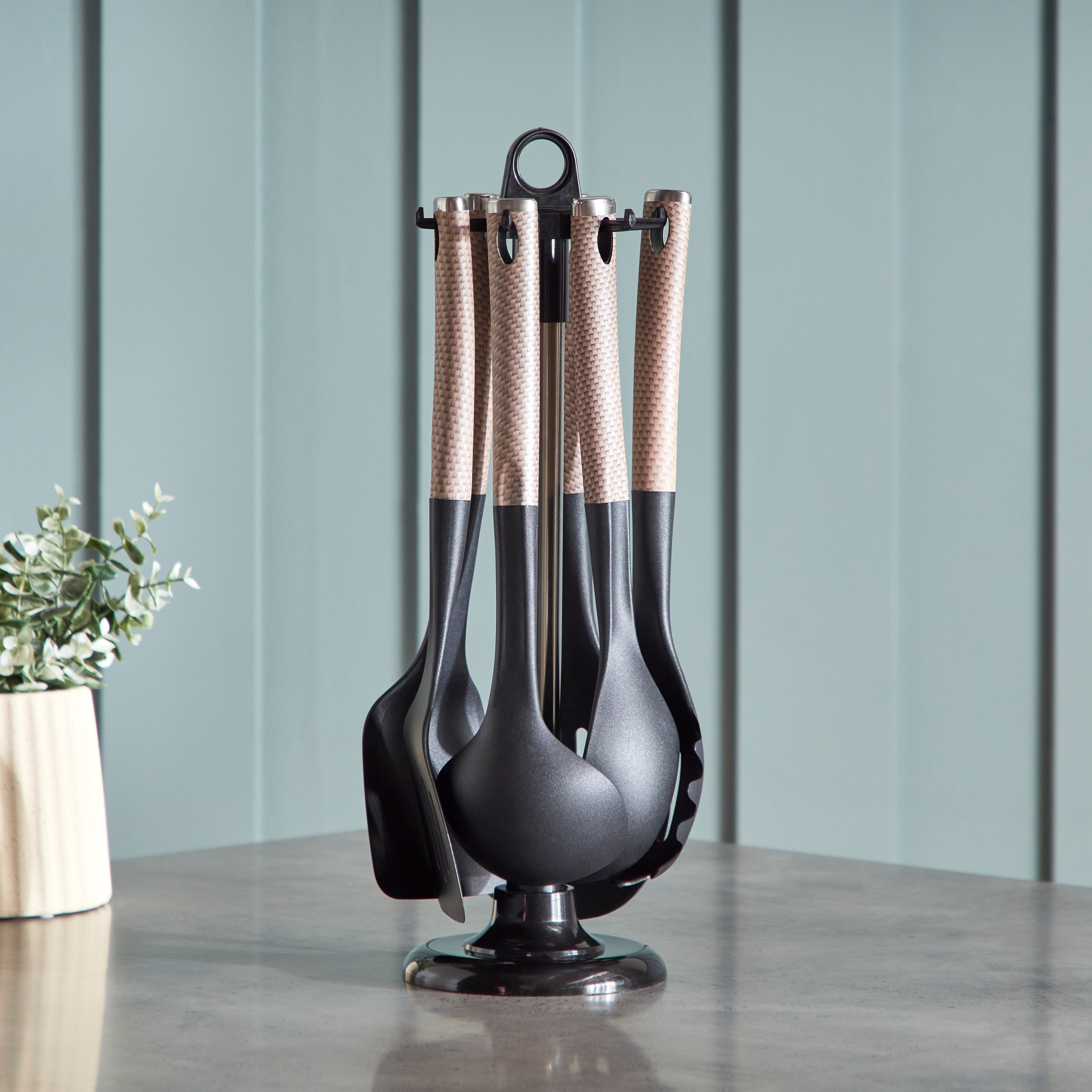 Nova 6-Piece Kitchen Tool Set with Stand-hbxhomeware-hbxkitchen-image-1
