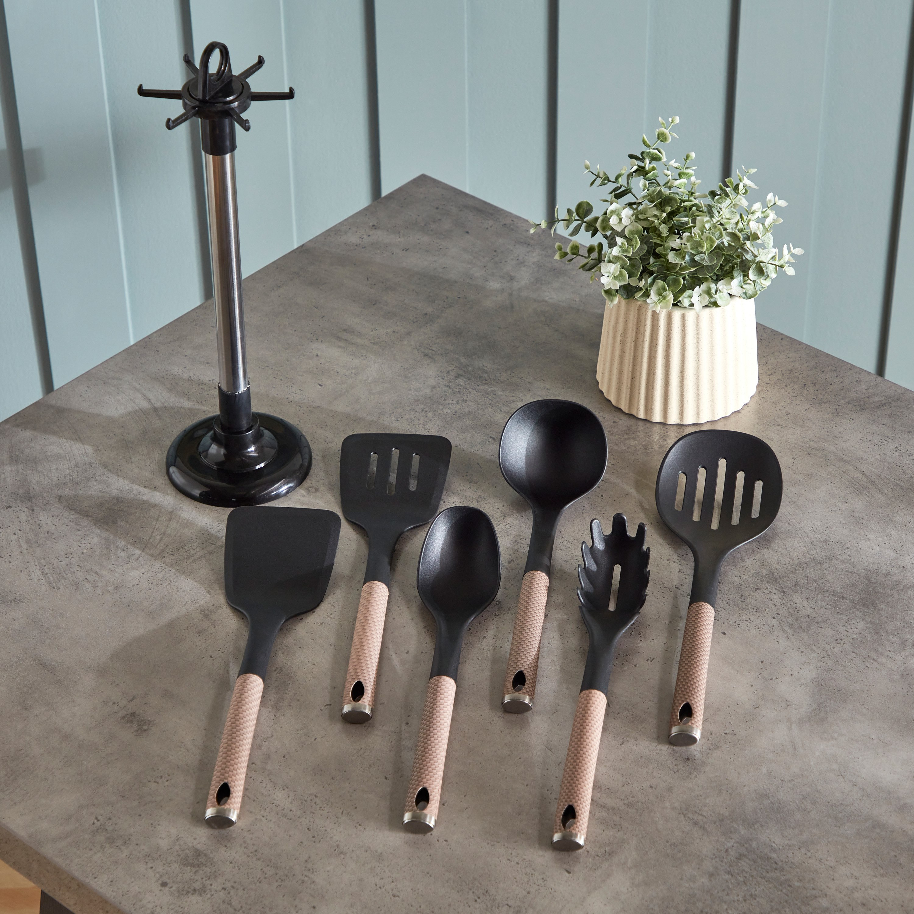 Nova 6-Piece Kitchen Tool Set with Stand-hbxhomeware-hbxkitchen-image-2