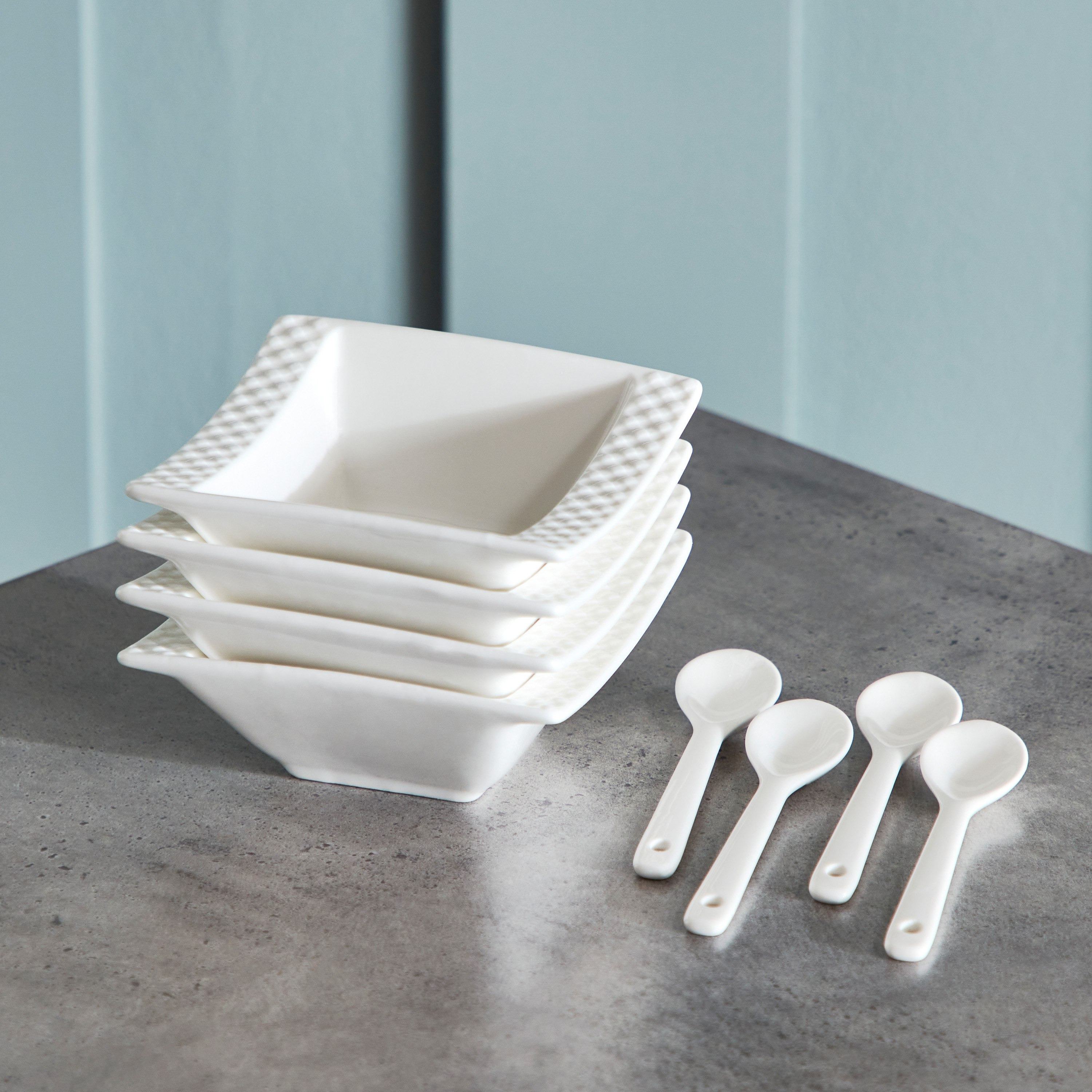 طقم ملعقة ووعاء 8 قطع من نوفا-hbxdecorandfurnishings-tabletop-crockery-image-3