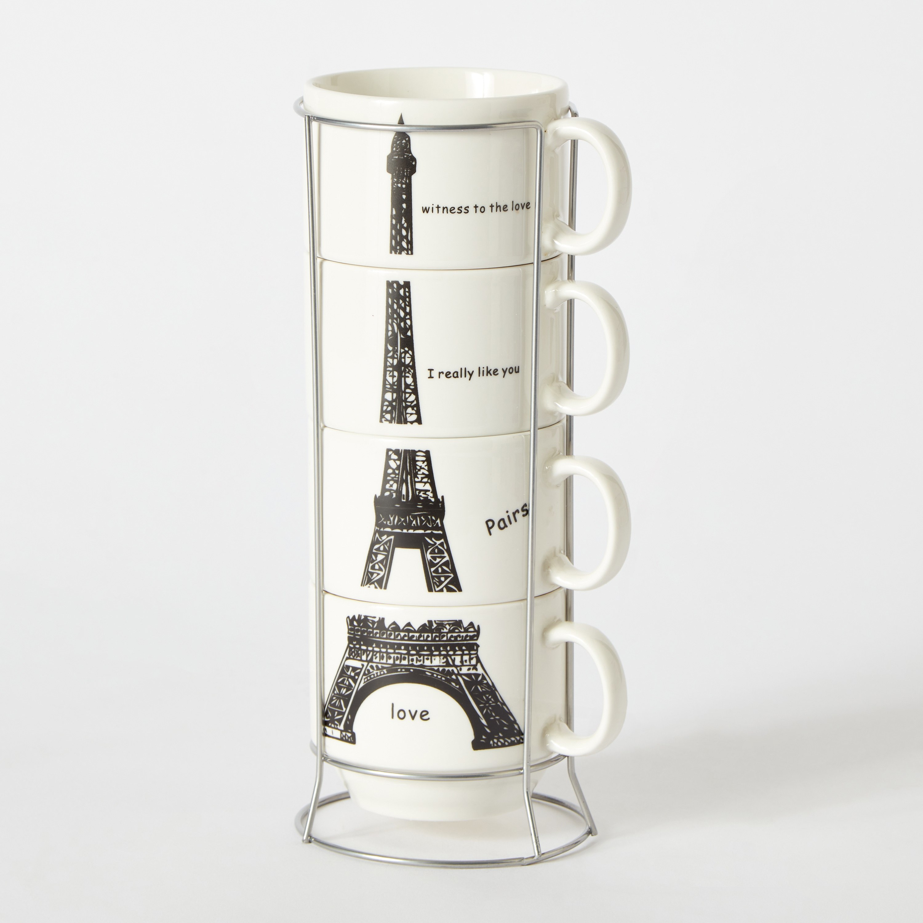 طقم مجات بتصميم برج إيفل مع حامل 5 قطع من نيو-hbxhomeware-diningandtabletop-coffeeandteasets-image-5