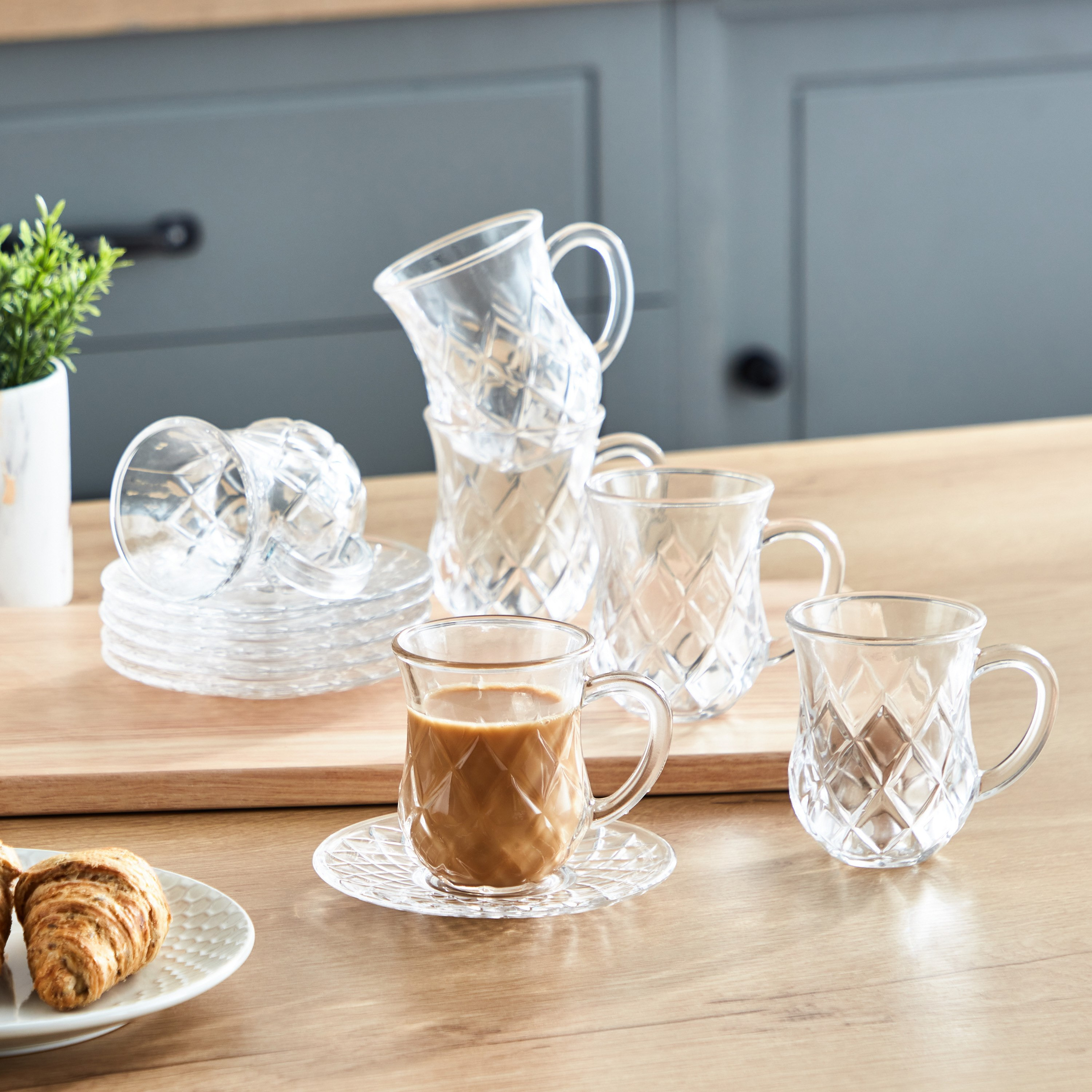 فناجين وصحون من نيو - طقم من 12 قطعة-hbxhomeware-hbxkitchen-image-1
