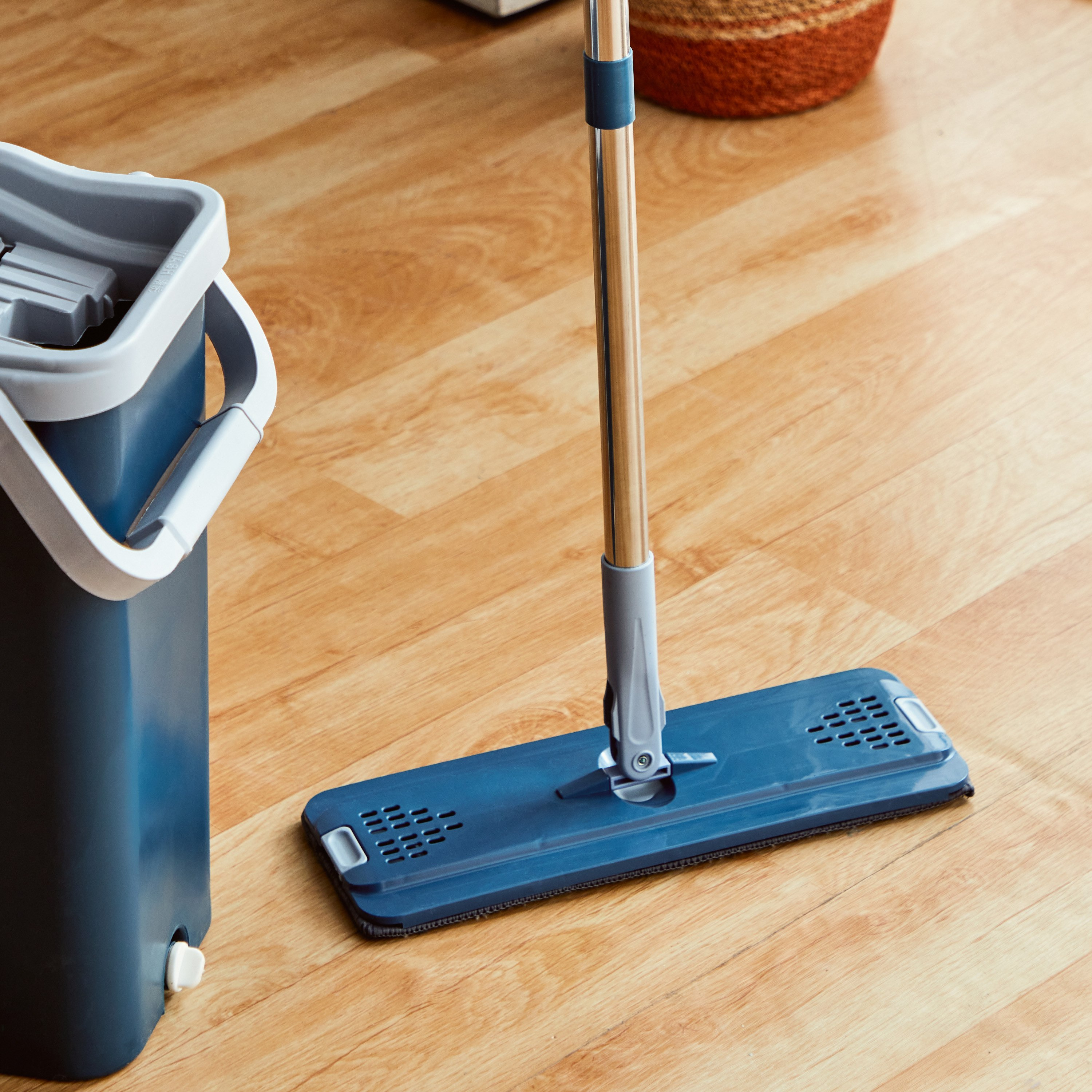 طقم دلو تنظيف يدور 360 درجة سليم من سبينتك - 10 لتر-hbxbathroom-laundry-cleaningaccessories-image-2