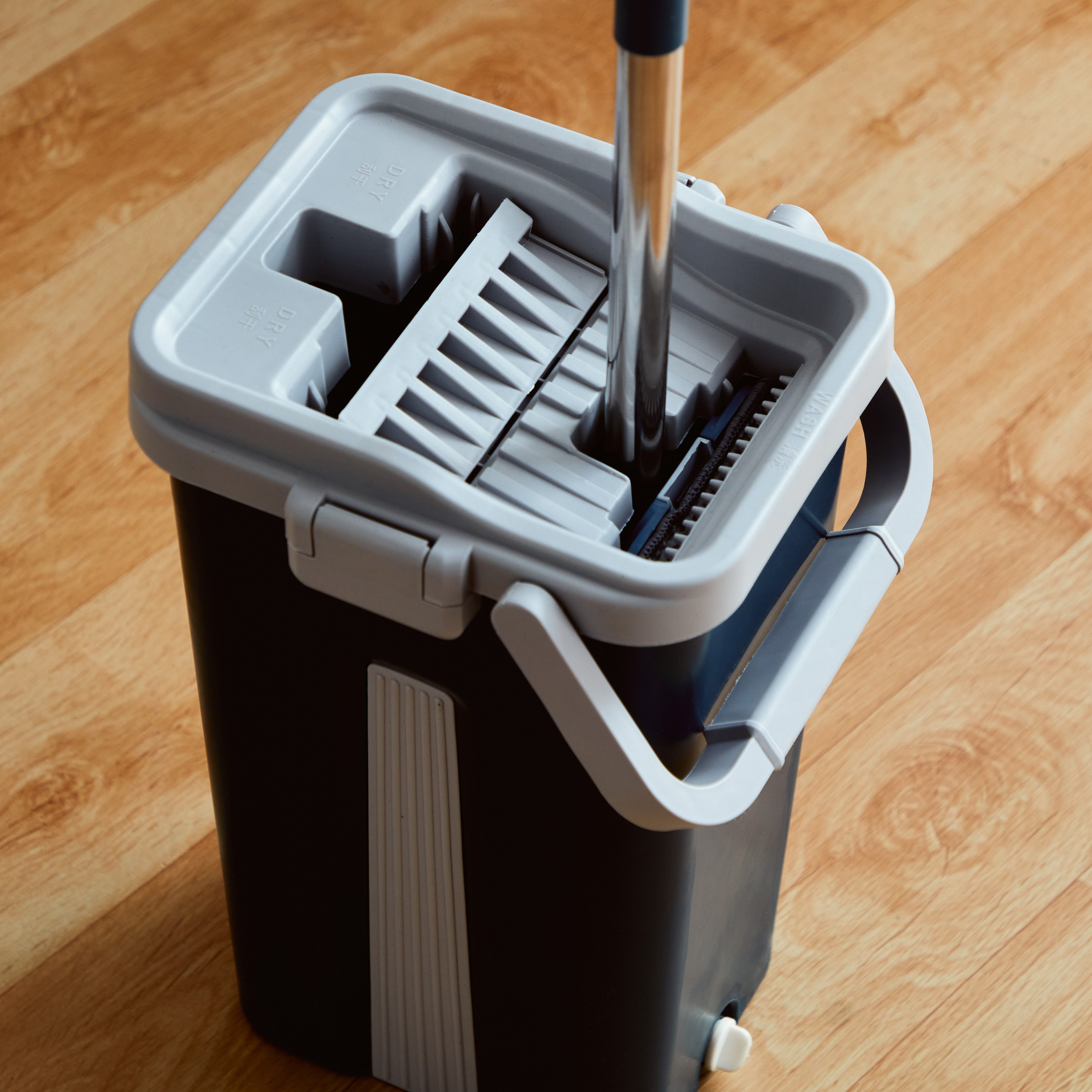 طقم دلو تنظيف يدور 360 درجة سليم من سبينتك - 10 لتر-hbxbathroom-laundry-cleaningaccessories-image-3