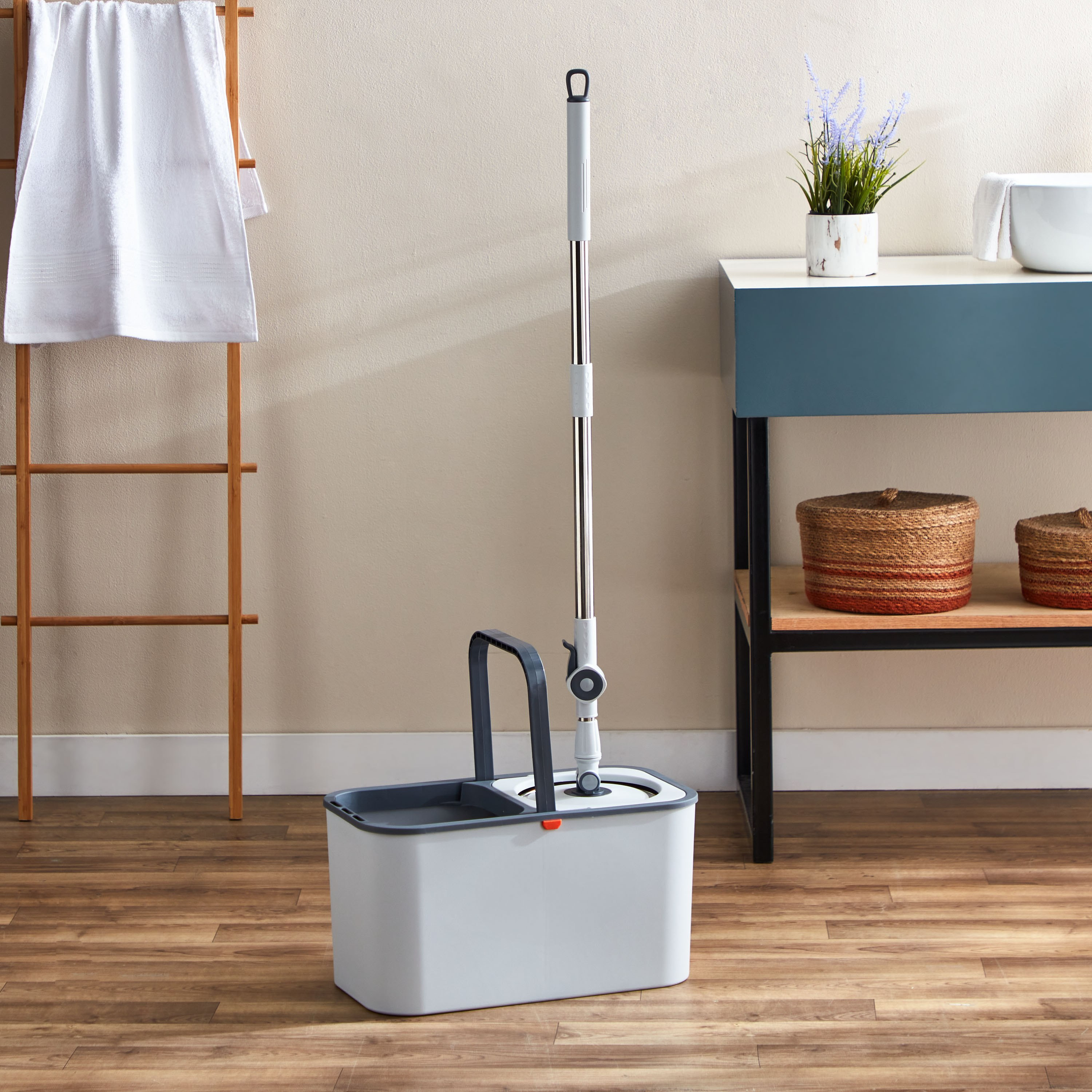 طقم دلو تنظيف دوار 360 درجة بريمو من سبينفينيتي - 20 لتر-hbxbathroom-laundry-cleaningaccessories-image-1