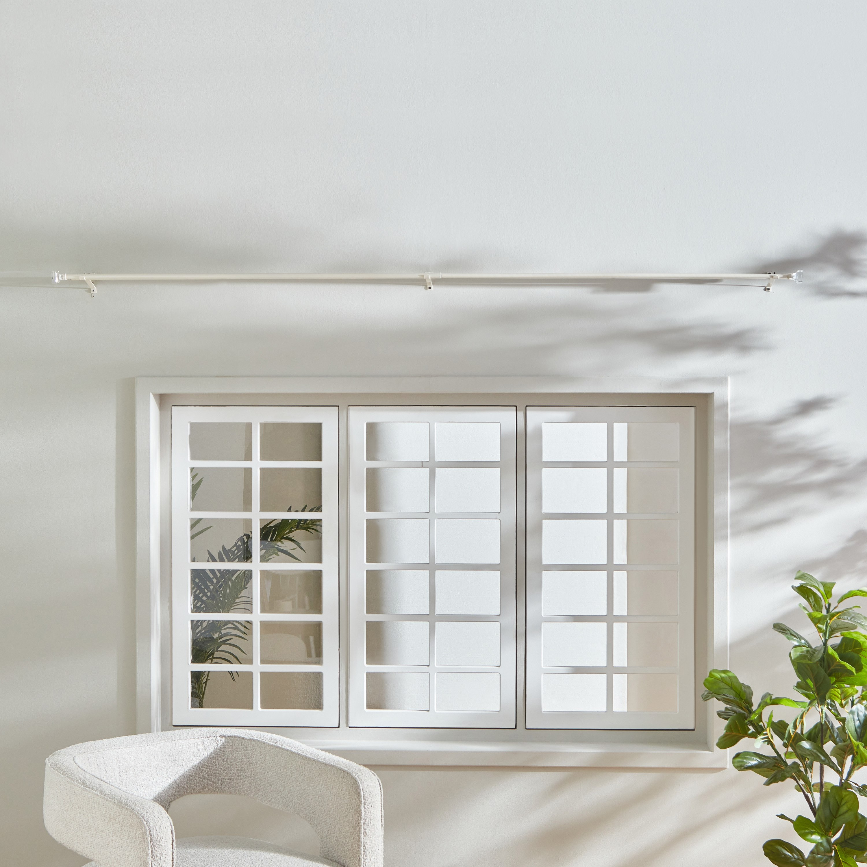 Small Acrylic Square 16mm Double Curtain Rod - 110-320 cm-PROMO_HB_AE_B1G1_250925-image-5