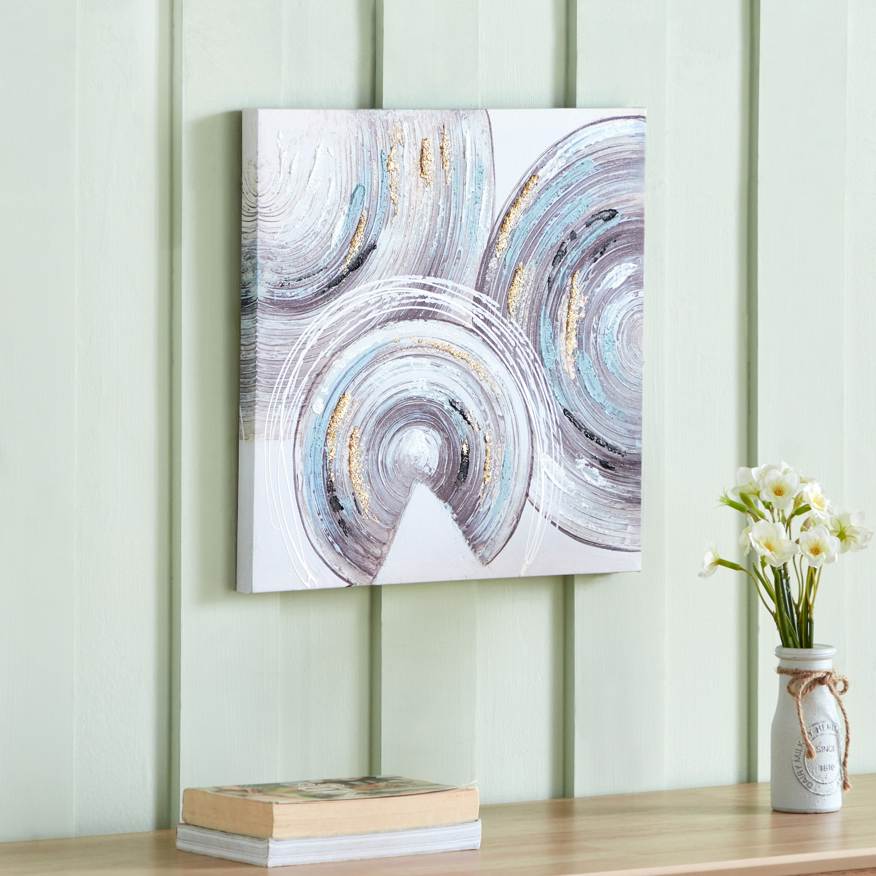 إطار صور مرسوم يدويًا من مايان - 40x2.5x40 سم-hbxhomeware-hbxdecorandfurnishings-image-2