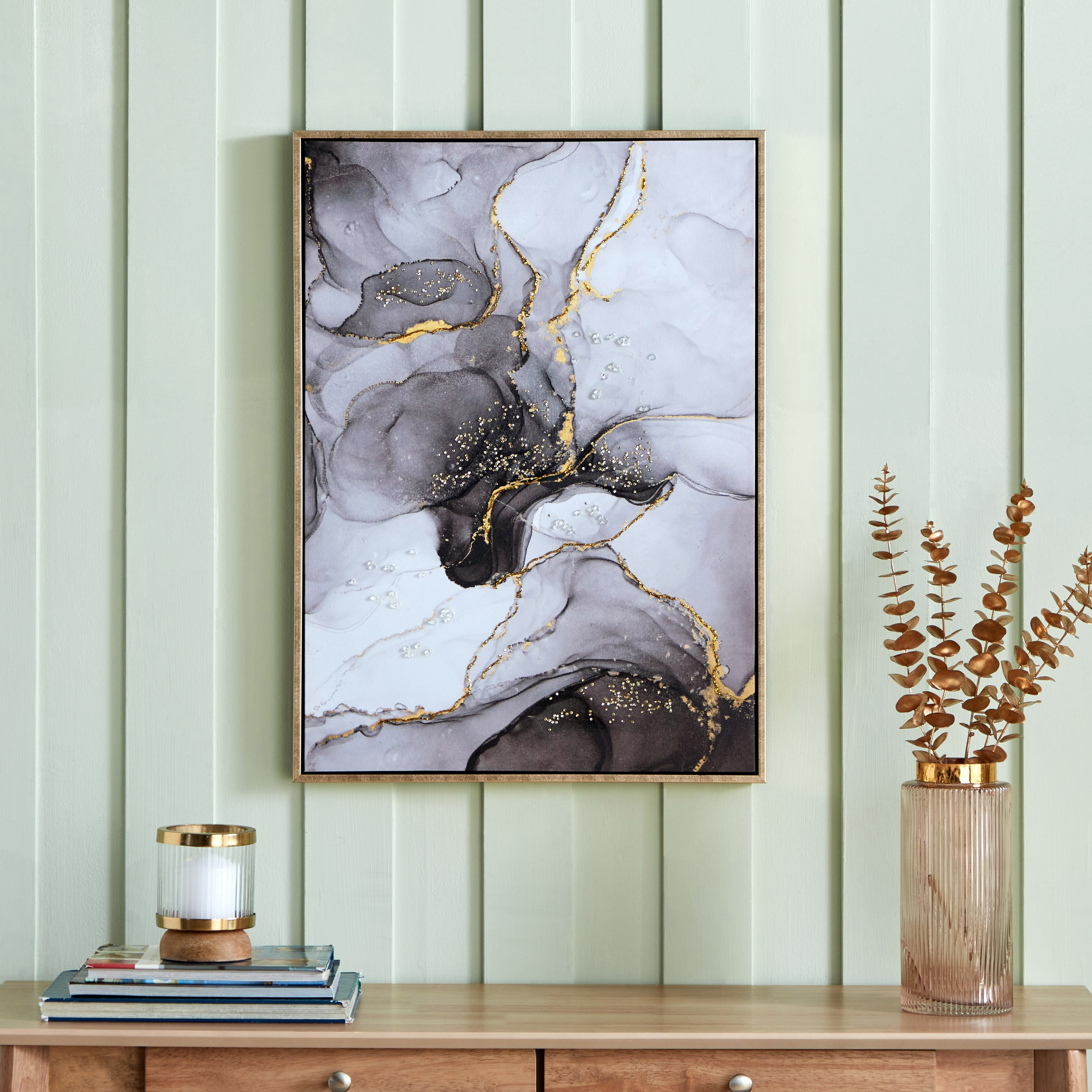 إطار صور مرسومة يدويًا من مايان - 60x3x90 سم-hbxhomeware-hbxdecorandfurnishings-image-1