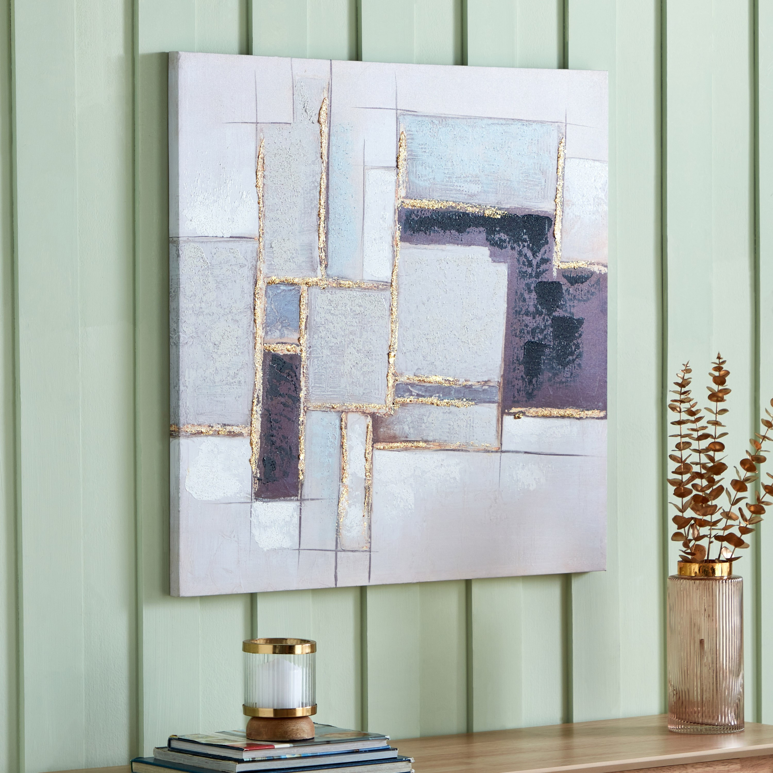 إطار صور مرسوم يدويًا من مايان - 80x3x80 سم-hbxhomeware-hbxdecorandfurnishings-image-2