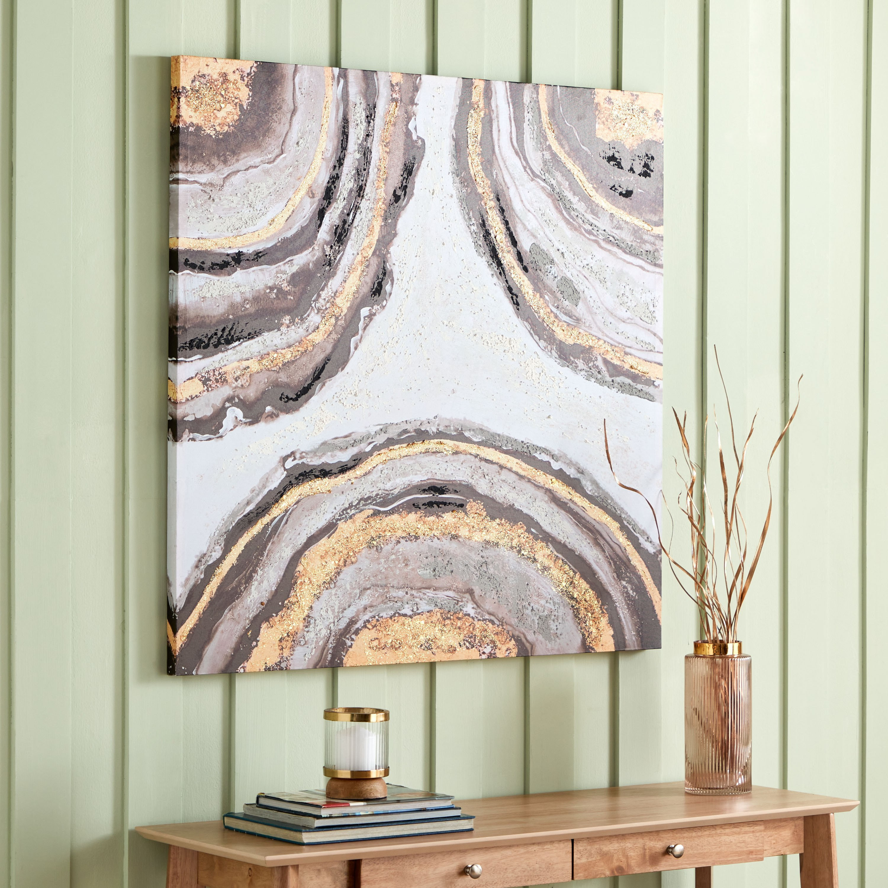 إطار صور مرسوم يدويًا من مايان - 100x3x100 سم-hbxhomeware-hbxdecorandfurnishings-image-2