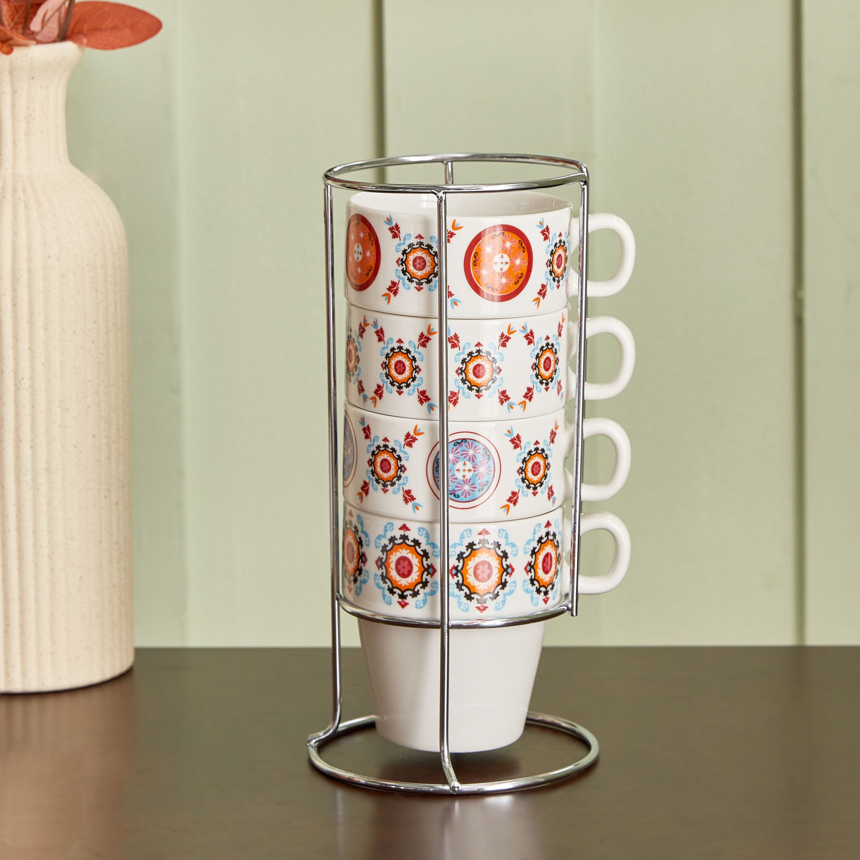 Majestic Mug with Metal Stand - Set of 4-hbxhomeware-hbxkitchen-image-2