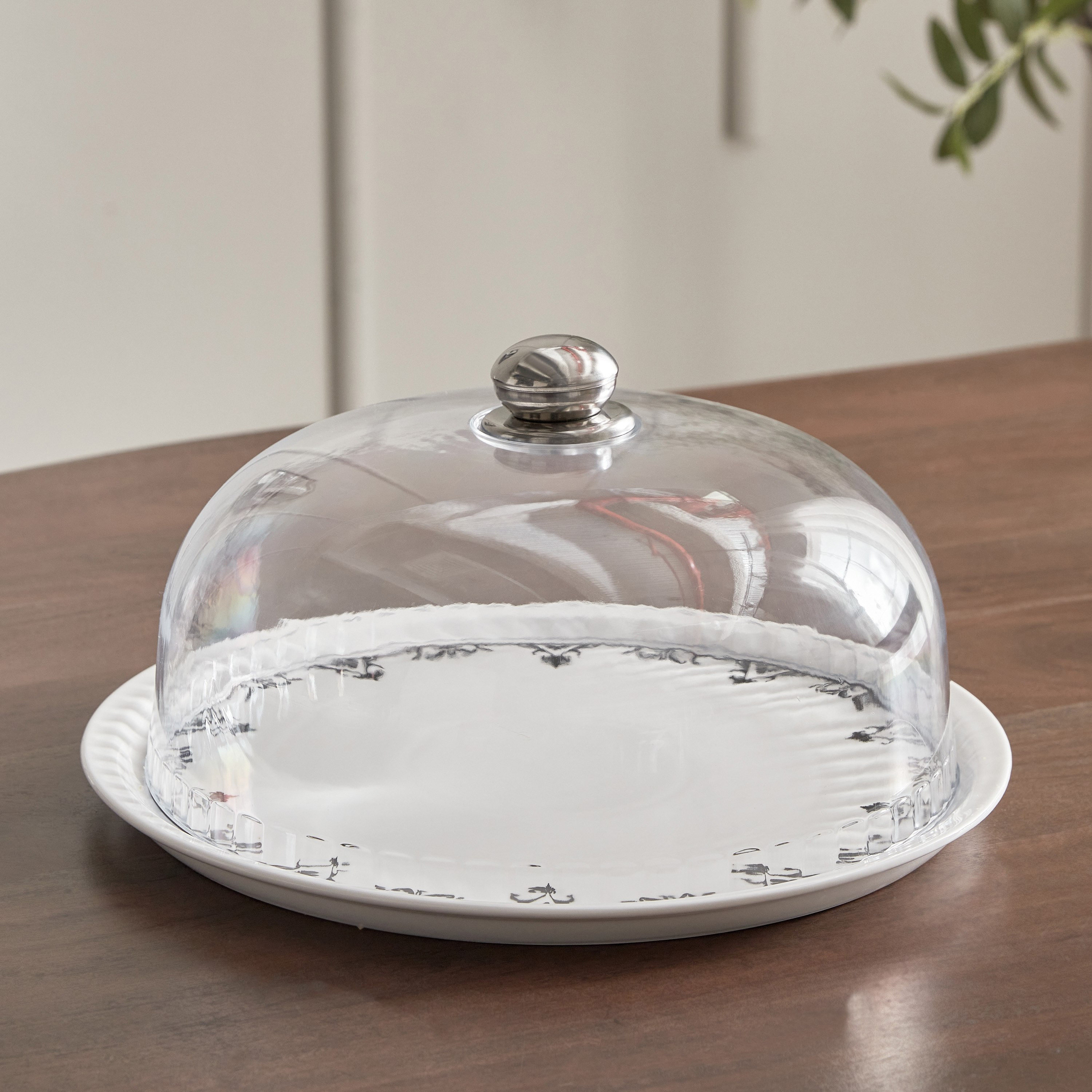 Gusto Cake Stand with Dome-hbxdecorandfurnishings-tabletop-serveware-image-2