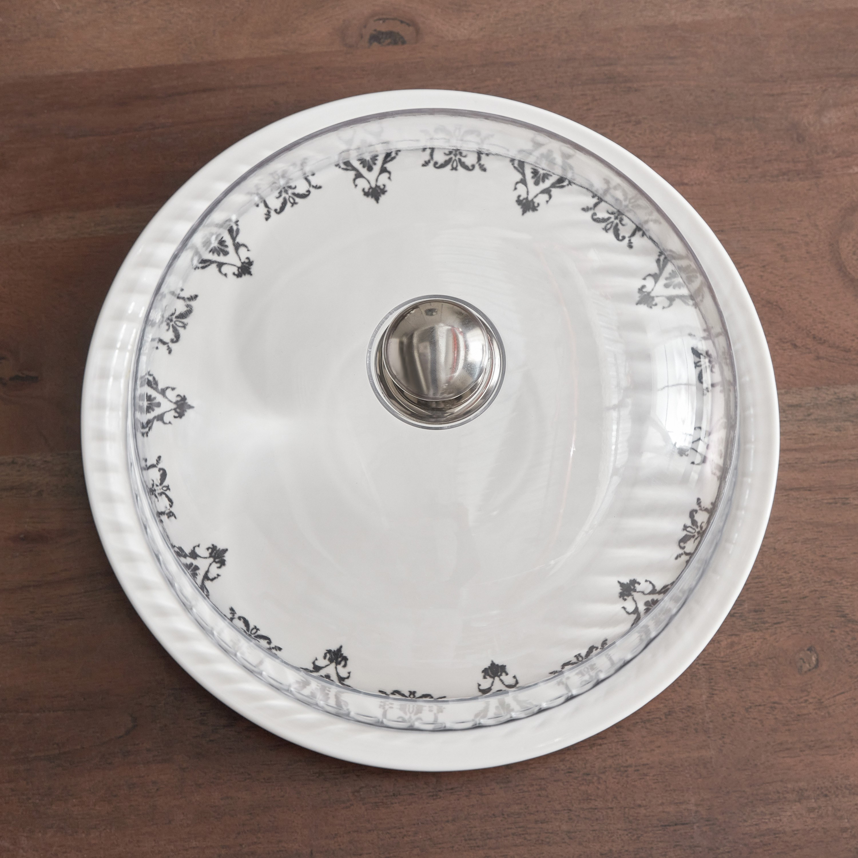 Gusto Cake Stand with Dome-hbxdecorandfurnishings-tabletop-serveware-image-3