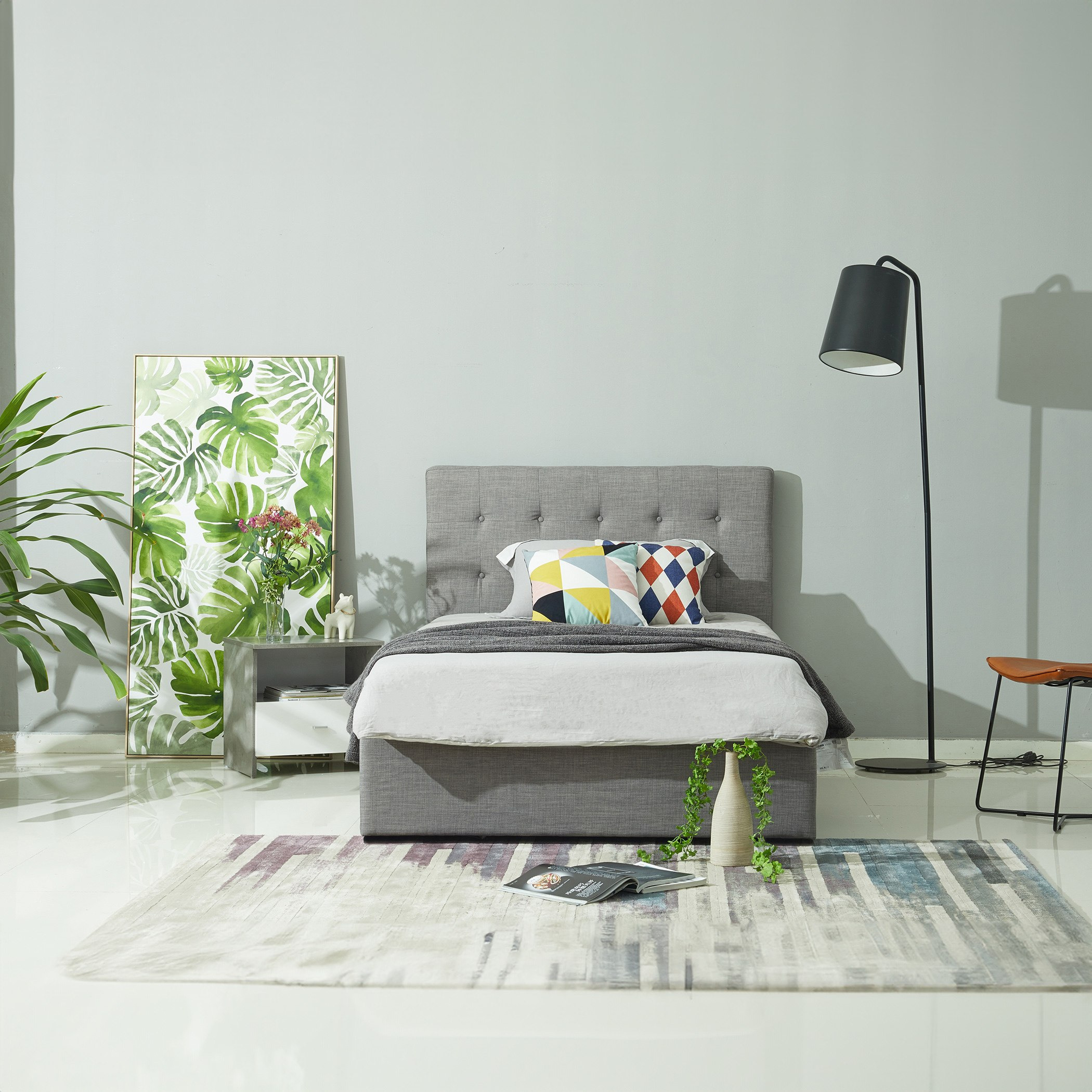 سرير توين منجد بمساحة تخزين هيدروليك من أوكلاند - 120x200 سم-hbxfurniture-kidsroom-kidsroomsets-twin-image-1
