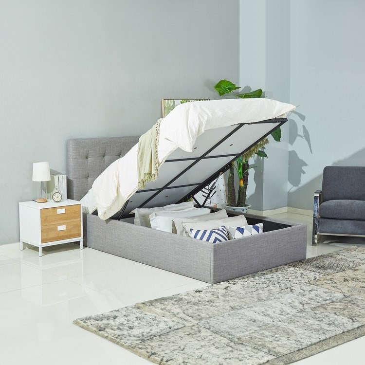 سرير توين منجد بمساحة تخزين هيدروليك من أوكلاند - 120x200 سم-hbxfurniture-kidsroom-kidsroomsets-twin-image-2