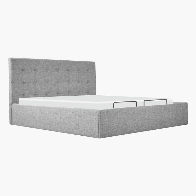 Oakland Hydraulic Storage Upholstered King Bed - 180x200 cm-hbxfurniture-bedsandbedsets-beds-king-image-3