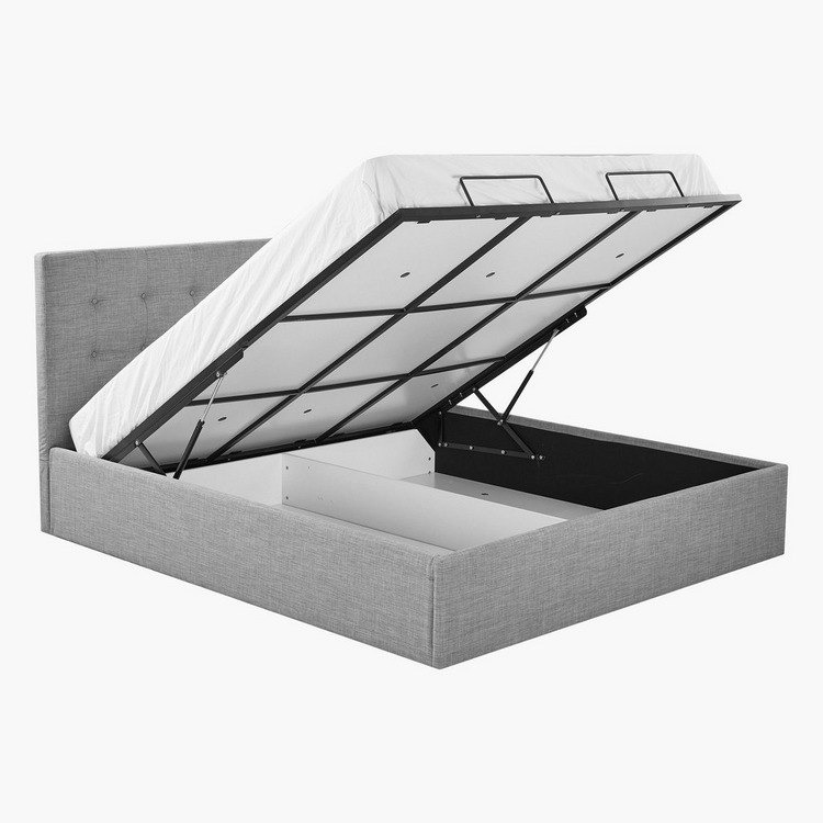 Oakland Hydraulic Storage Upholstered King Bed - 180x200 cm-hbxfurniture-bedsandbedsets-beds-king-image-7