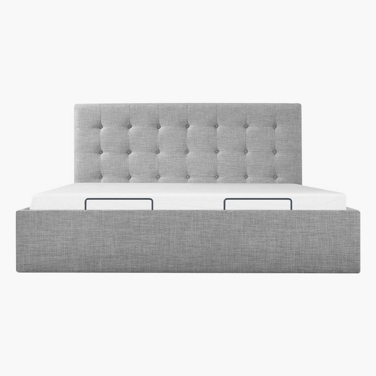 Oakland Hydraulic Storage Upholstered King Bed - 180x200 cm-hbxfurniture-bedsandbedsets-beds-king-image-8
