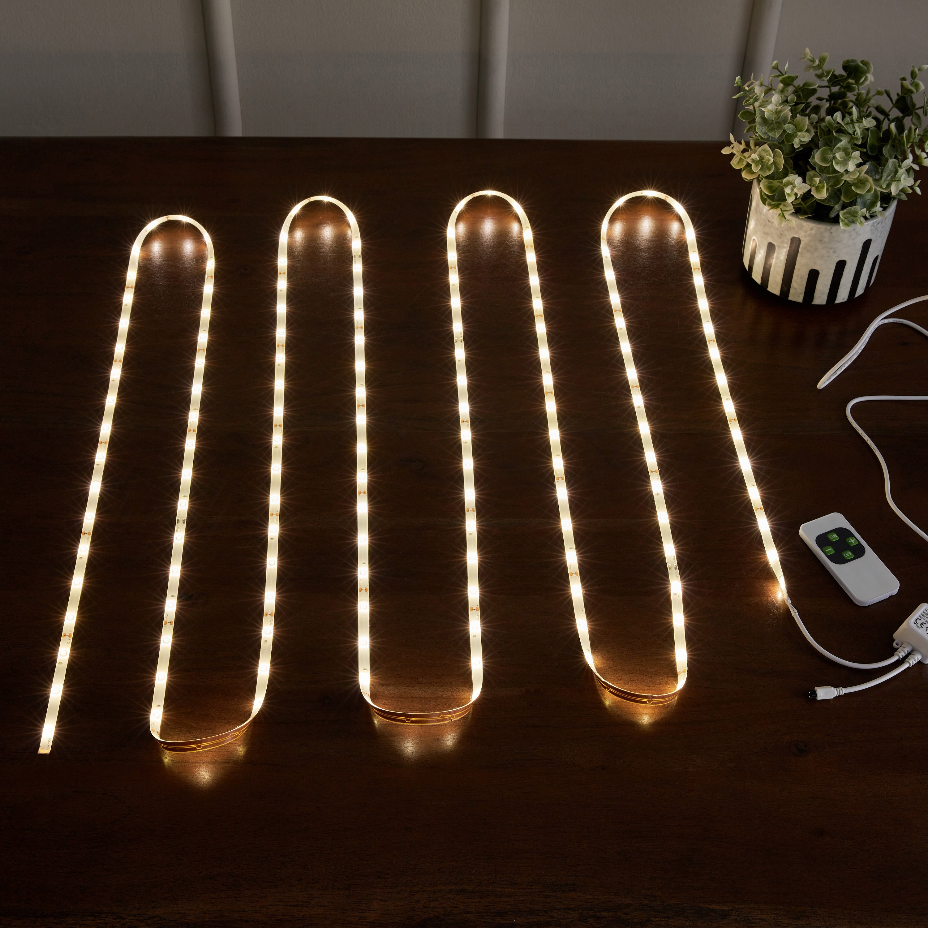 Lita Warm White LED Strip Light with Remote Control - 5 m-hbxdiningroom-lighting-decorativesandstringlights-image-2