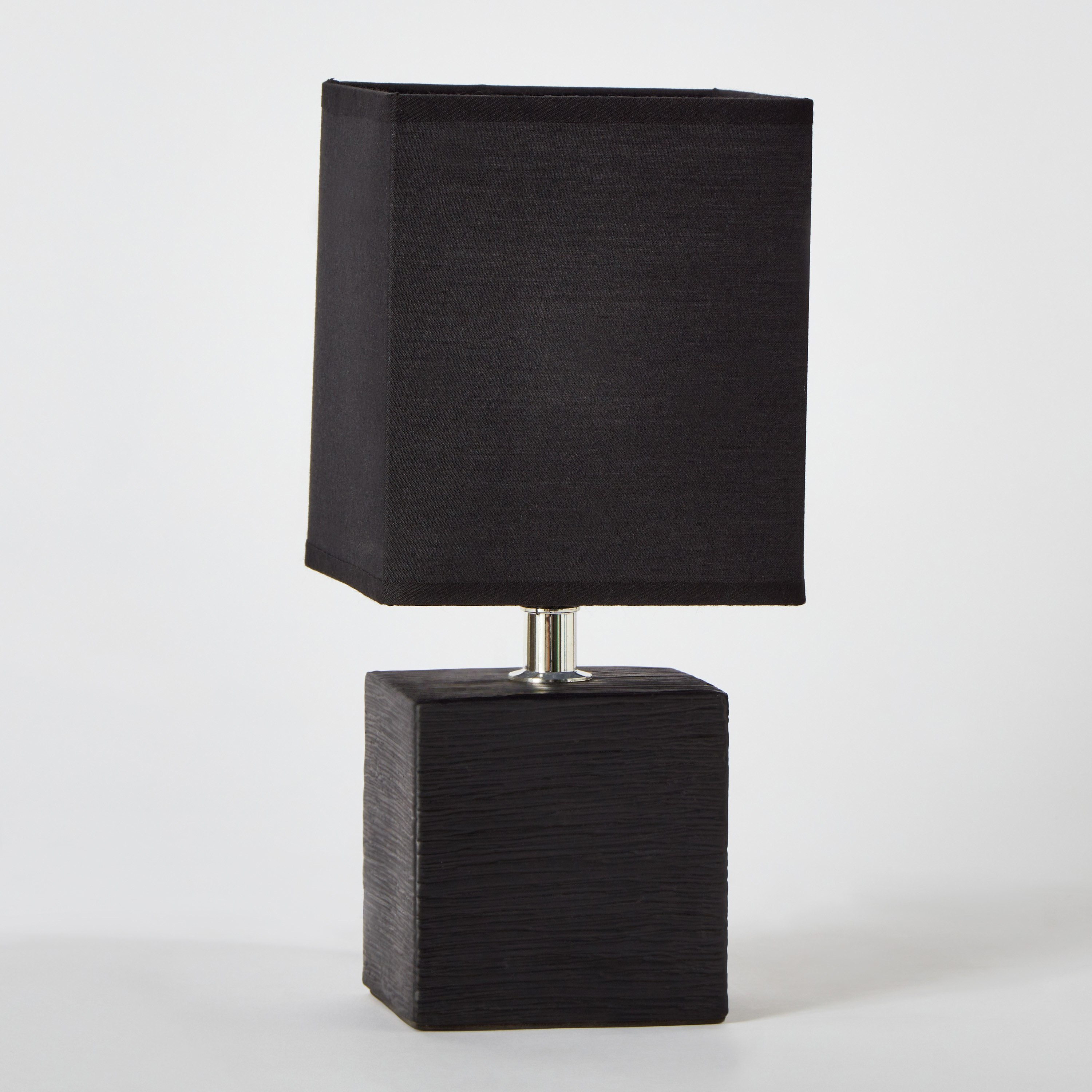 Novalie Ceramic Table Lamp with Square Lampshade - 26.5 cm-hbxbedroom-lighting-tablelamps-image-6