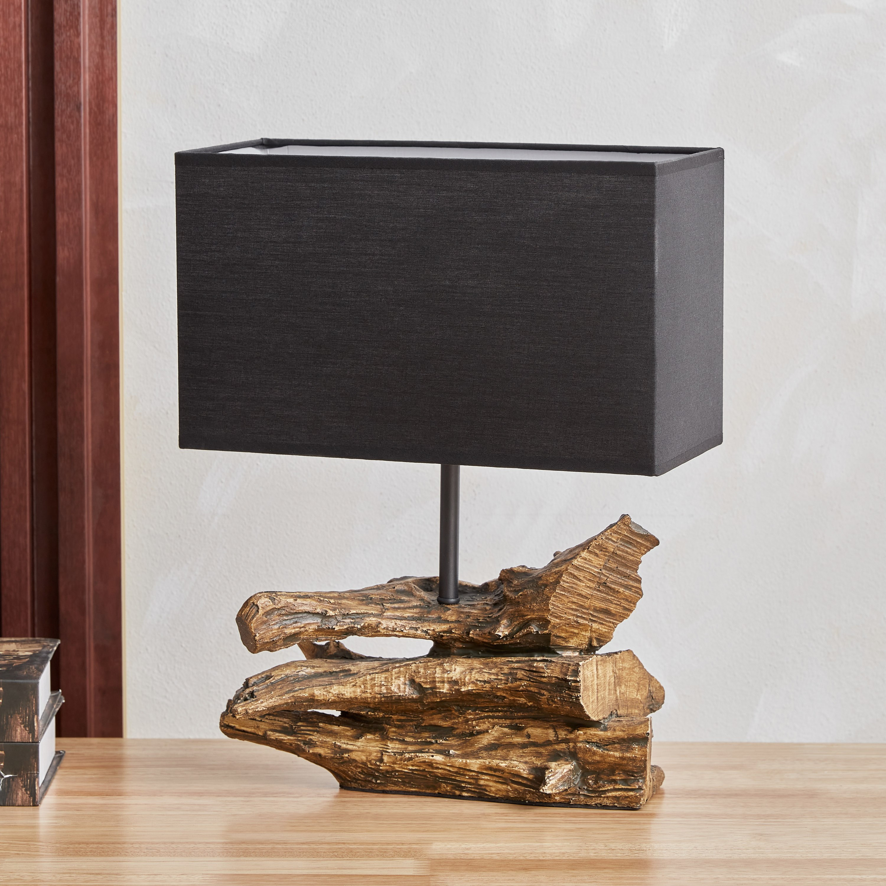 مصباح طاولة راتنج بغطاء من نوفالي- 41 سم-hbxbedroom-lighting-tablelamps-image-1