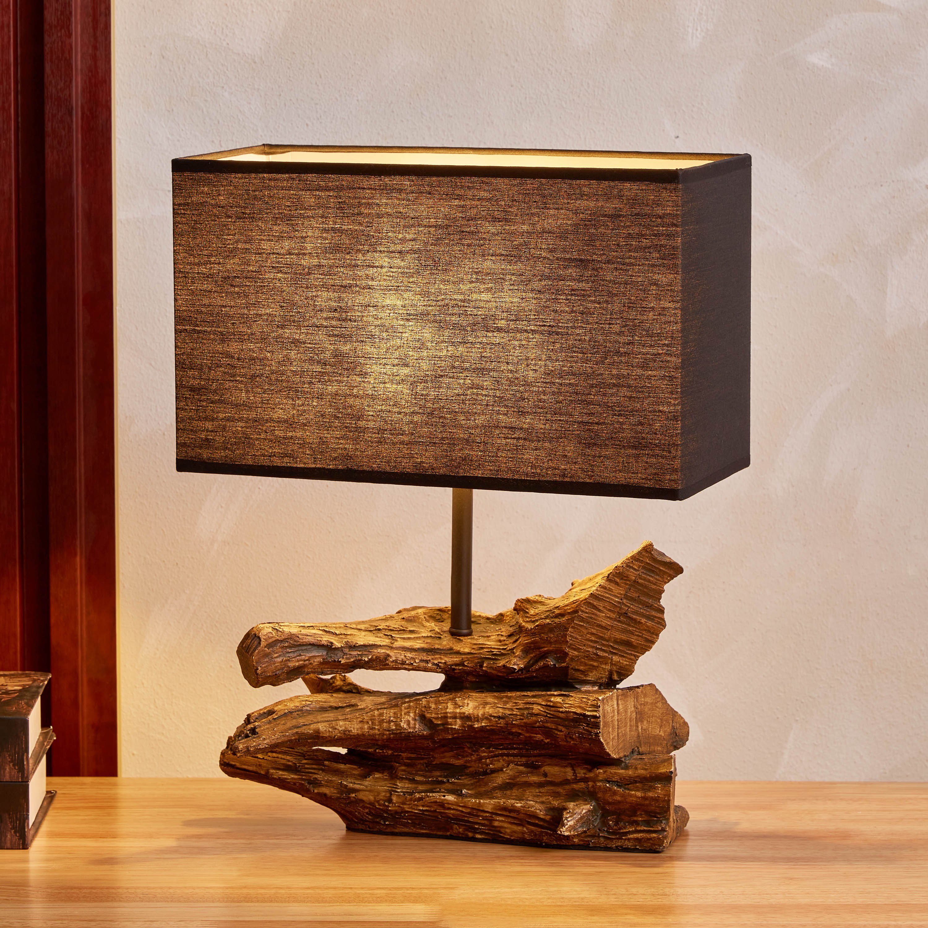 مصباح طاولة راتنج بغطاء من نوفالي- 41 سم-hbxbedroom-lighting-tablelamps-image-2