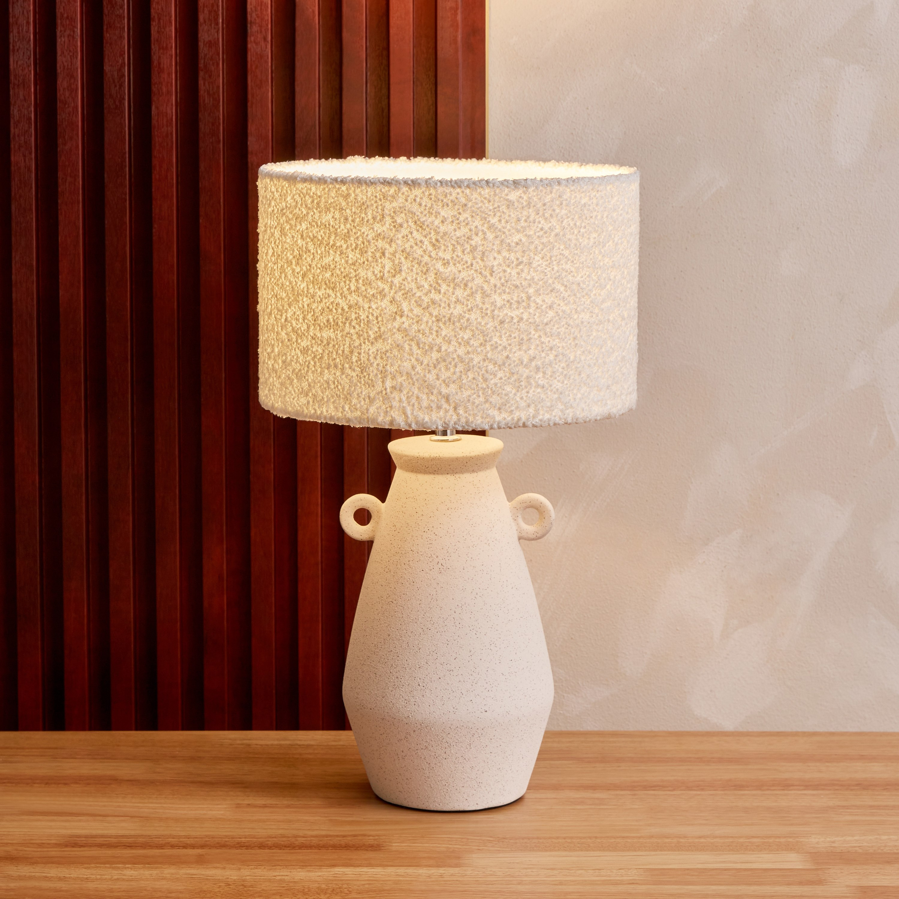 Novalie Ceramic Table Lamp with Berber Fleece Shade - 47.5 cm-hbxbedroom-lighting-tablelamps-image-2