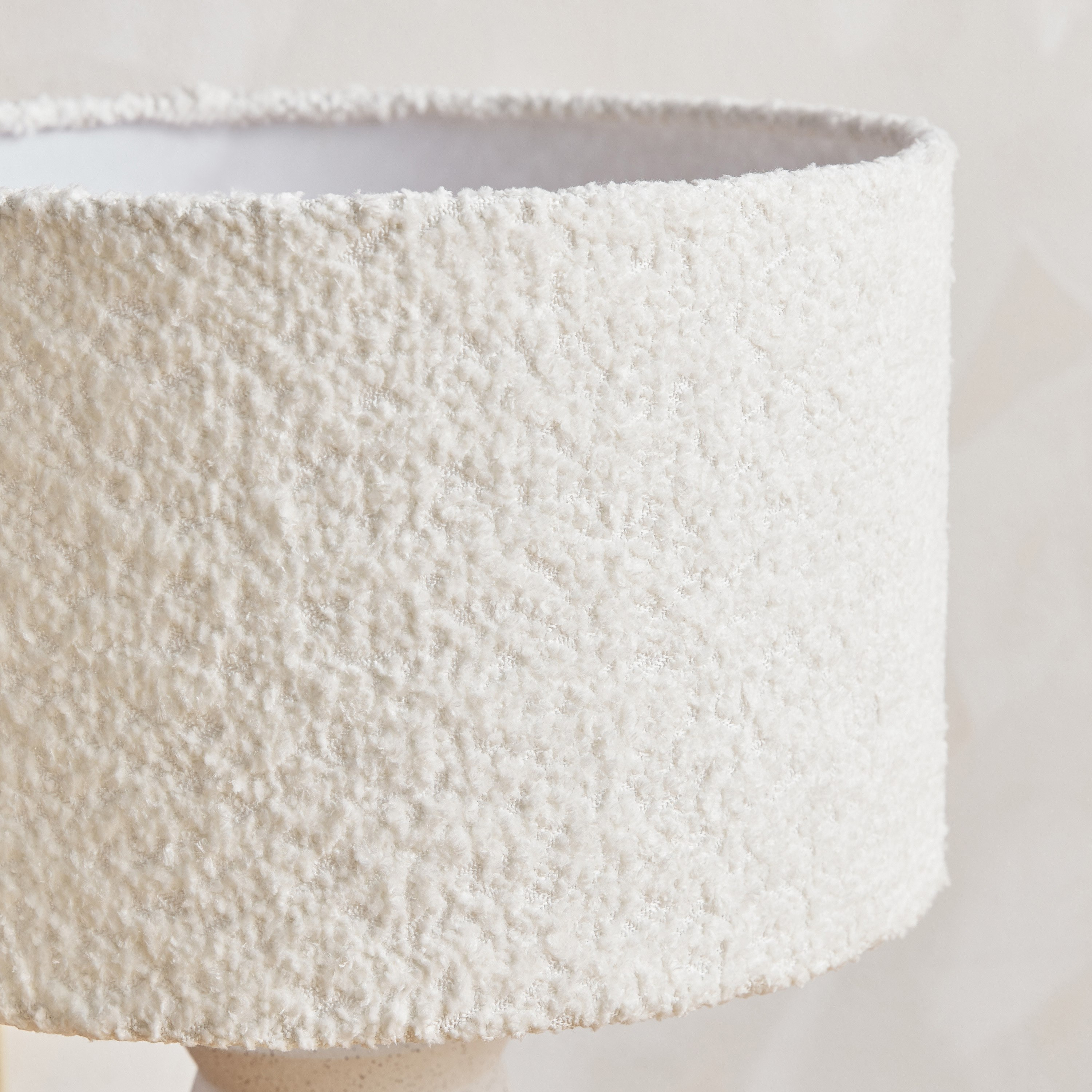 Novalie Ceramic Table Lamp with Berber Fleece Shade - 47.5 cm-hbxbedroom-lighting-tablelamps-image-3