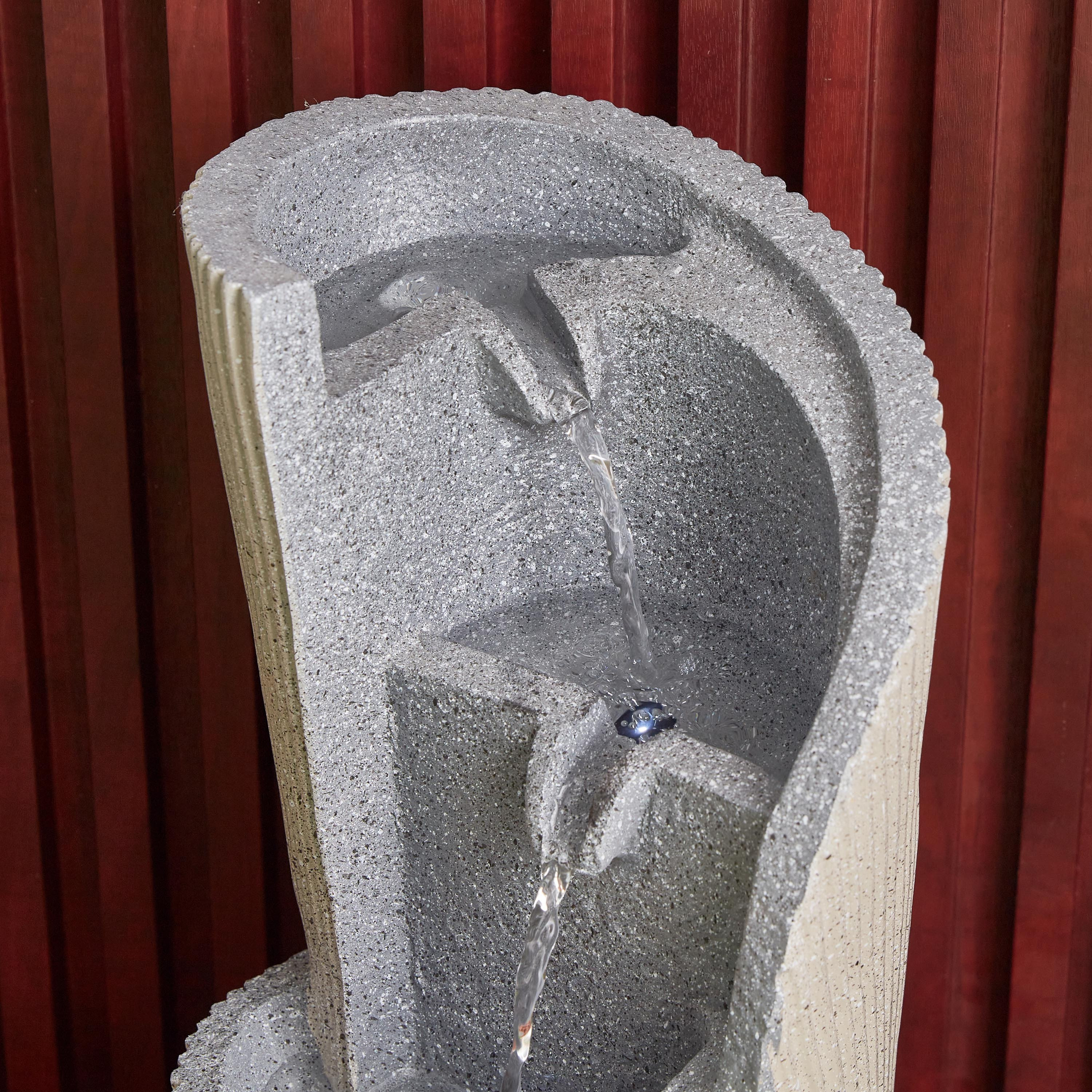 نافورة خارجية بإضاءة إل إي دي مودرن من أديل - 25.5x24.5x48.5 سم-hbxhomeware-gardenandoutdoor-outdoorfountain-image-5