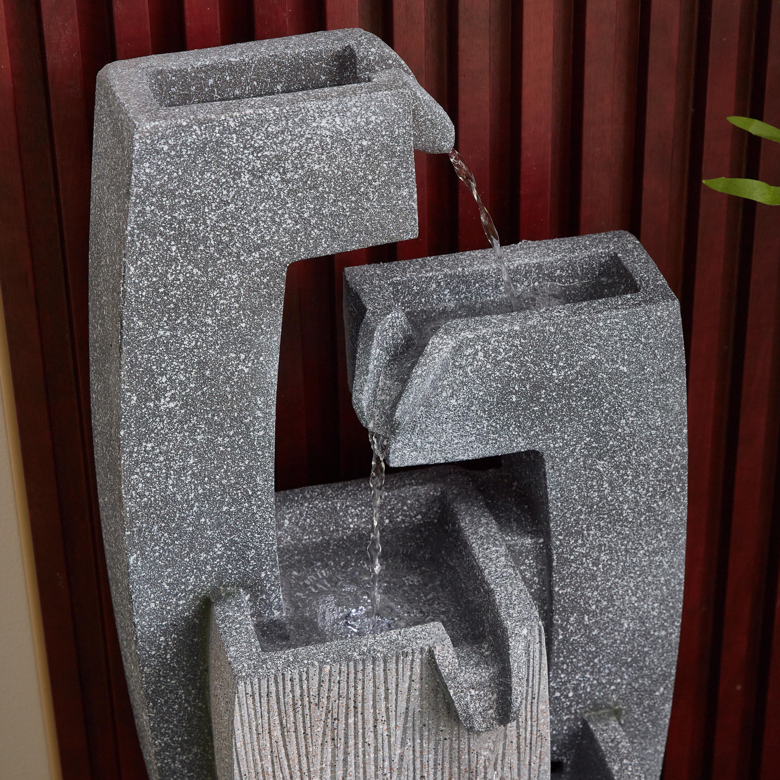 نافورة خارجية تجريدية بإضاءة إل إي دي من أديل - 36.5x26.2x80.5 سم-hbxhomeware-gardenandoutdoor-outdoorfountain-image-5