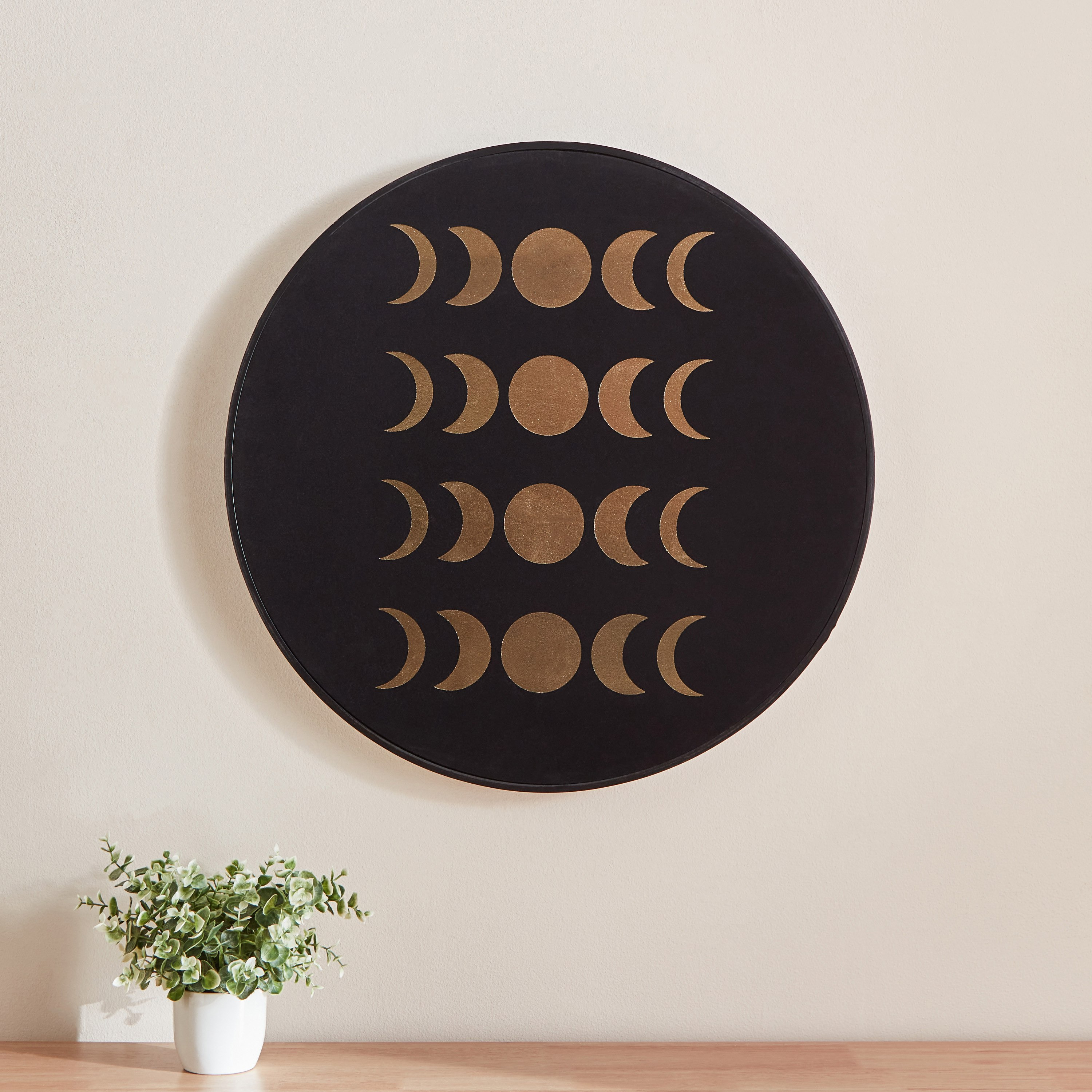 زينة حائط معدن ومخمل من أوليفر - 59x59x4 سم-hbxdiningroom-walldecor-wallart-image-2