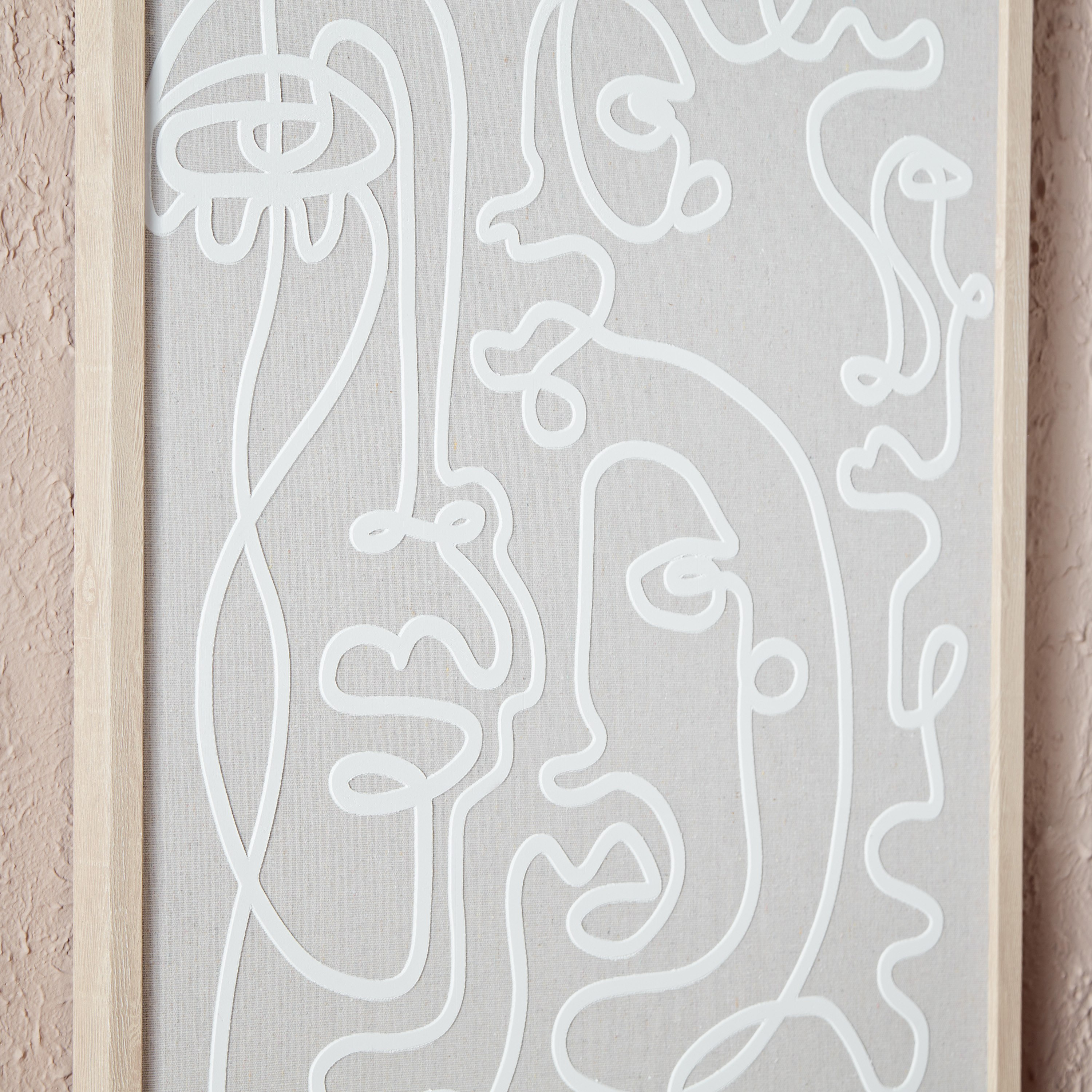 زينة حائط كانفاس وستايروفوم مؤطرة من أوليفر - 45x60x2.5 سم-hbxhomeware-hbxdecorandfurnishings-image-3