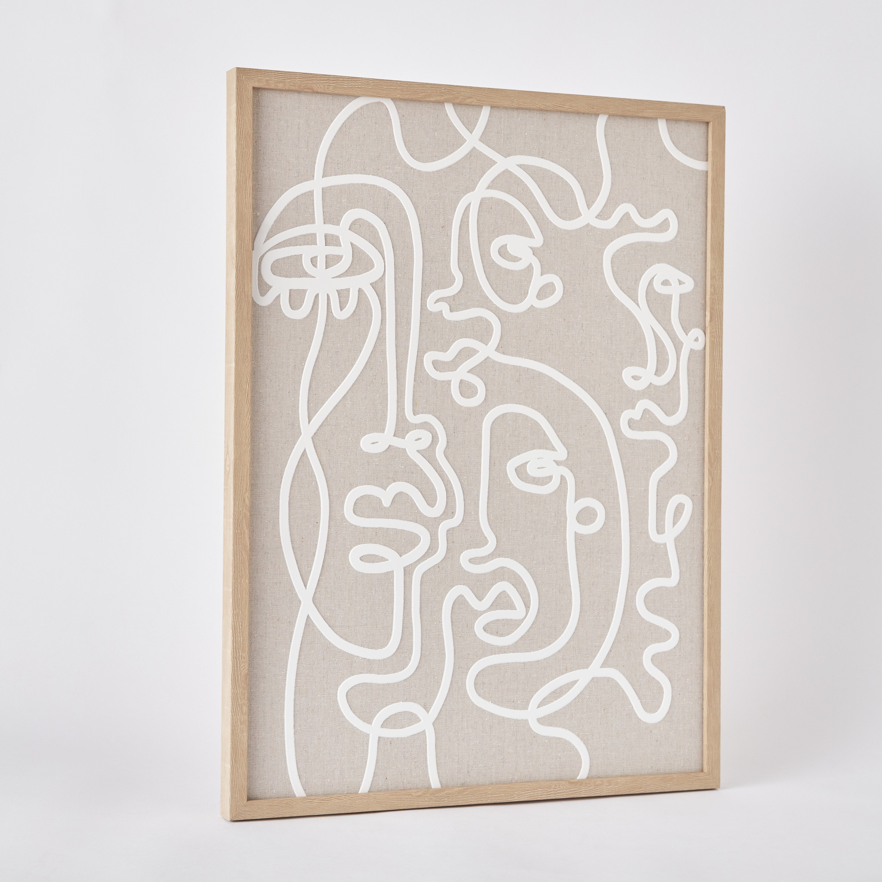 زينة حائط كانفاس وستايروفوم مؤطرة من أوليفر - 45x60x2.5 سم-hbxhomeware-hbxdecorandfurnishings-image-5