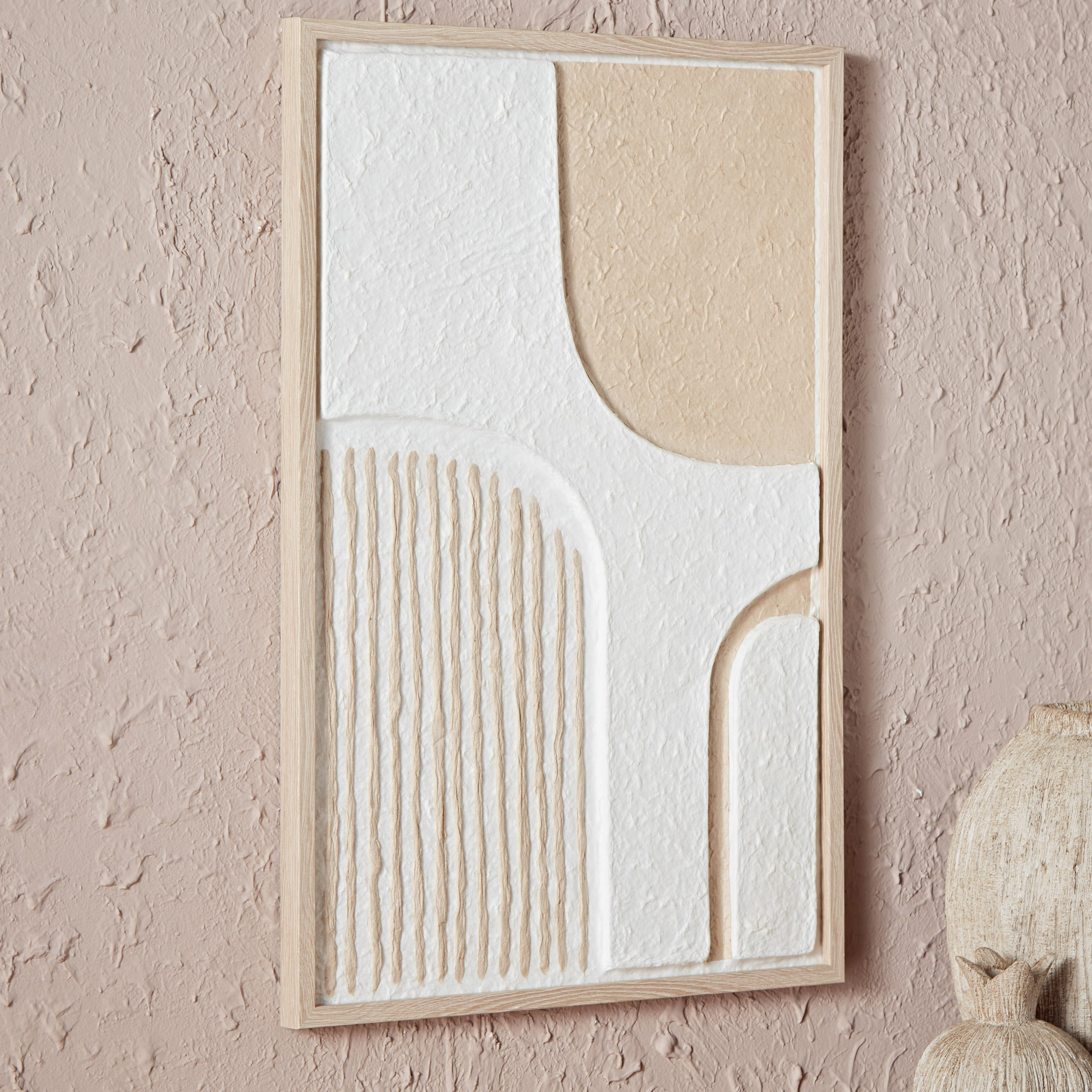 زينة حائط ورقية مصنوعة يدويًا من أوليفر - 40x60x2.2 سم-hbxhomeware-hbxdecorandfurnishings-image-1