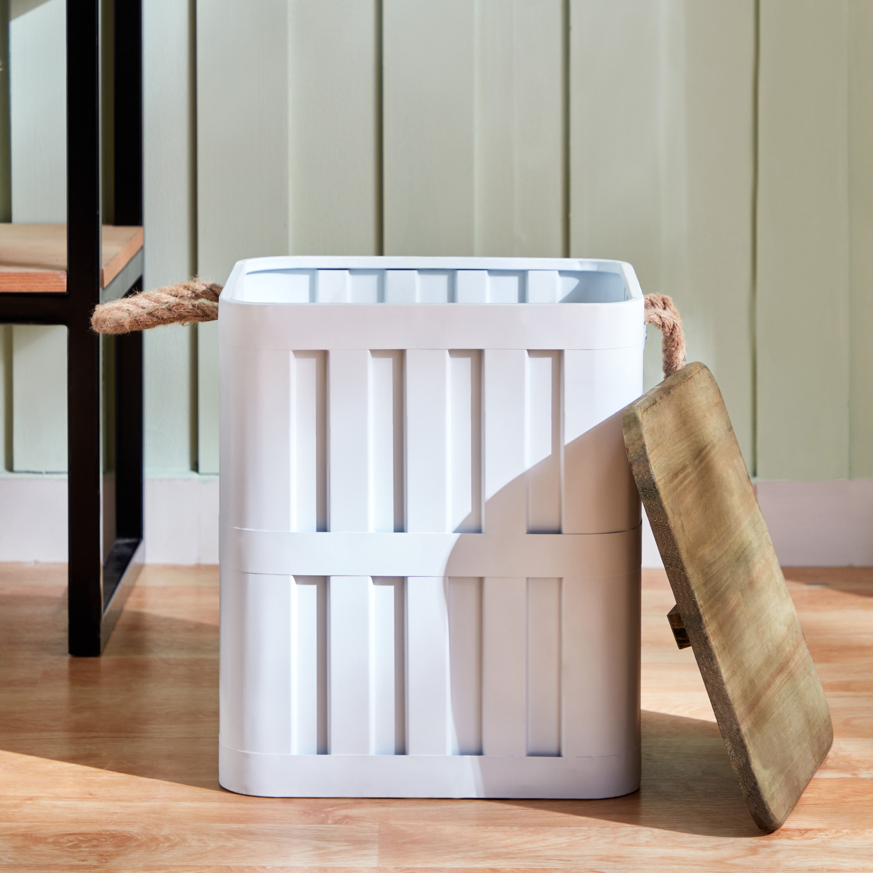 فانوس معدن بمقبض من إلدورا - 35x35x42 سم-hbxbedroom-bedroomaccessories-bedroomstorage-image-3