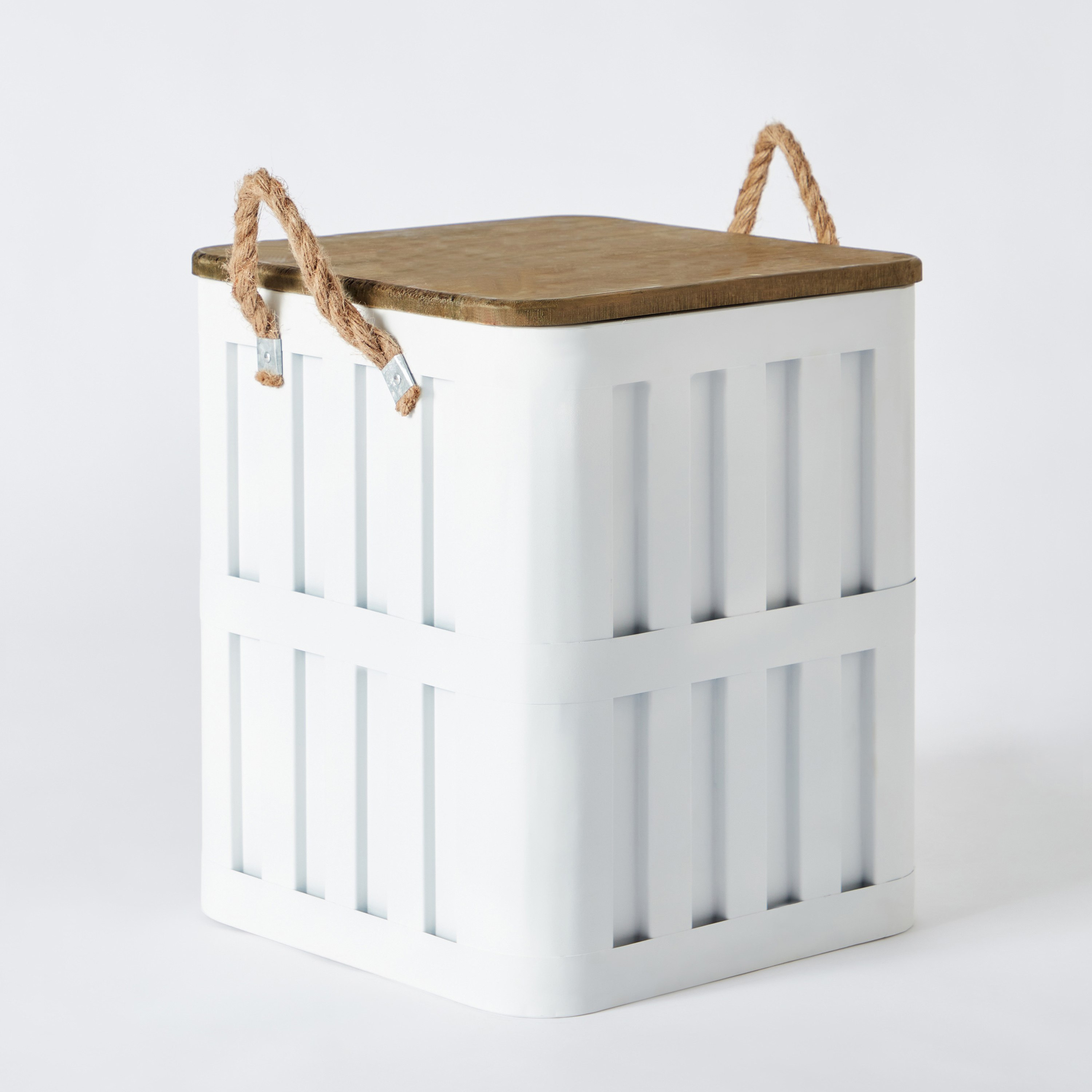 فانوس معدن بمقبض من إلدورا - 35x35x42 سم-hbxbedroom-bedroomaccessories-bedroomstorage-image-7