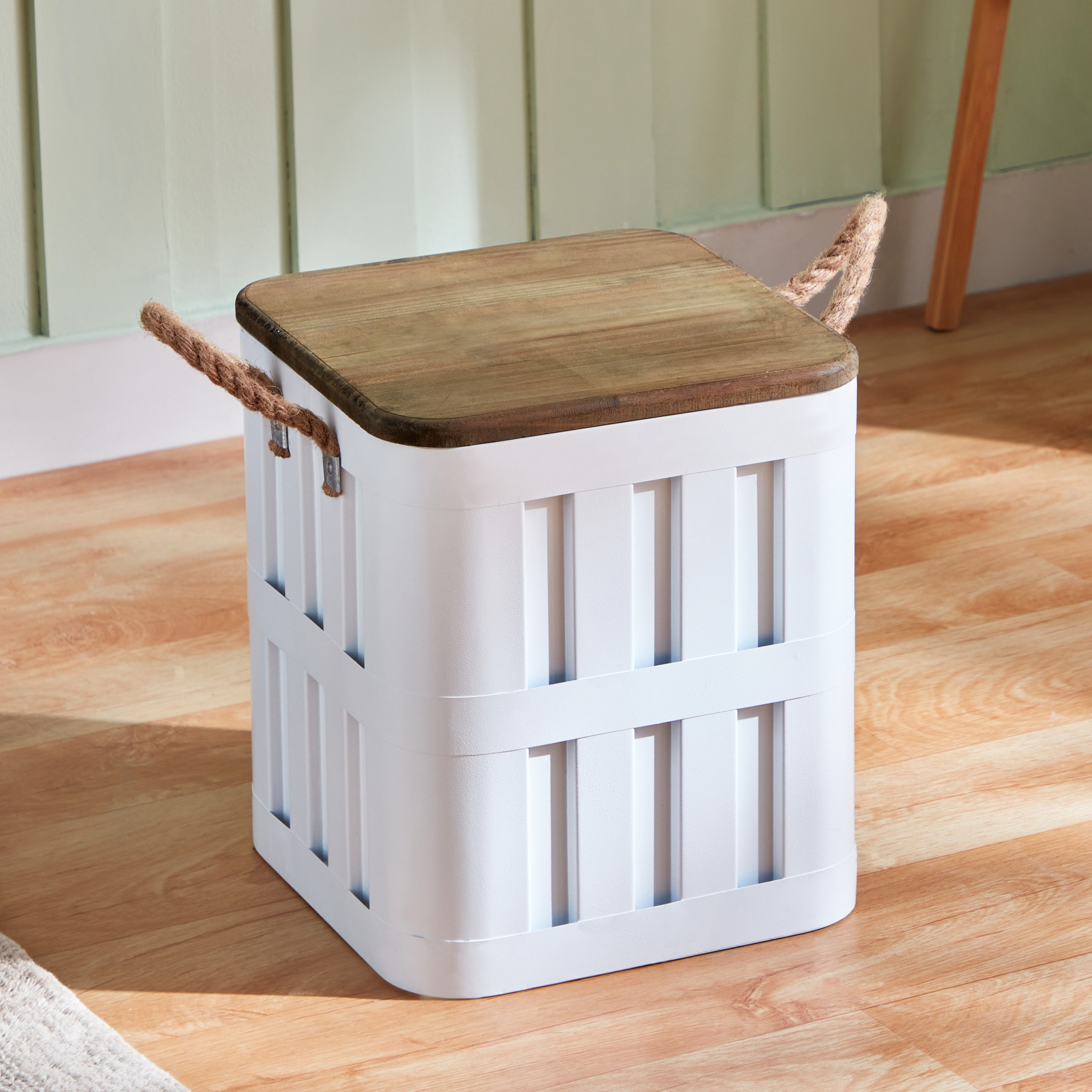 وحدة تخزين معدن بمقبض من إلدورا - 30x30x34.5 سم-hbxbedroom-bedroomaccessories-bedroomstorage-image-1