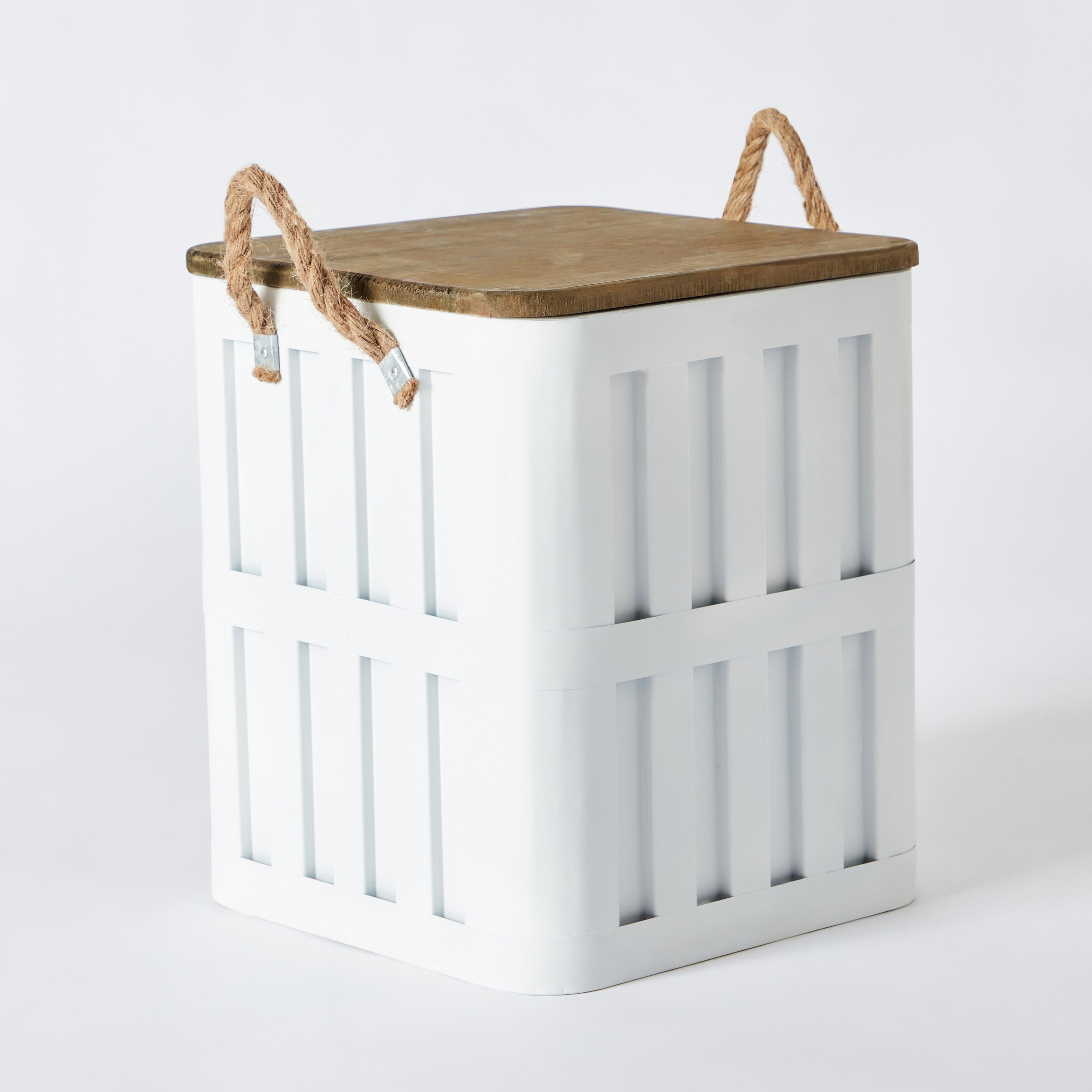 وحدة تخزين معدن بمقبض من إلدورا - 30x30x34.5 سم-hbxbedroom-bedroomaccessories-bedroomstorage-image-7